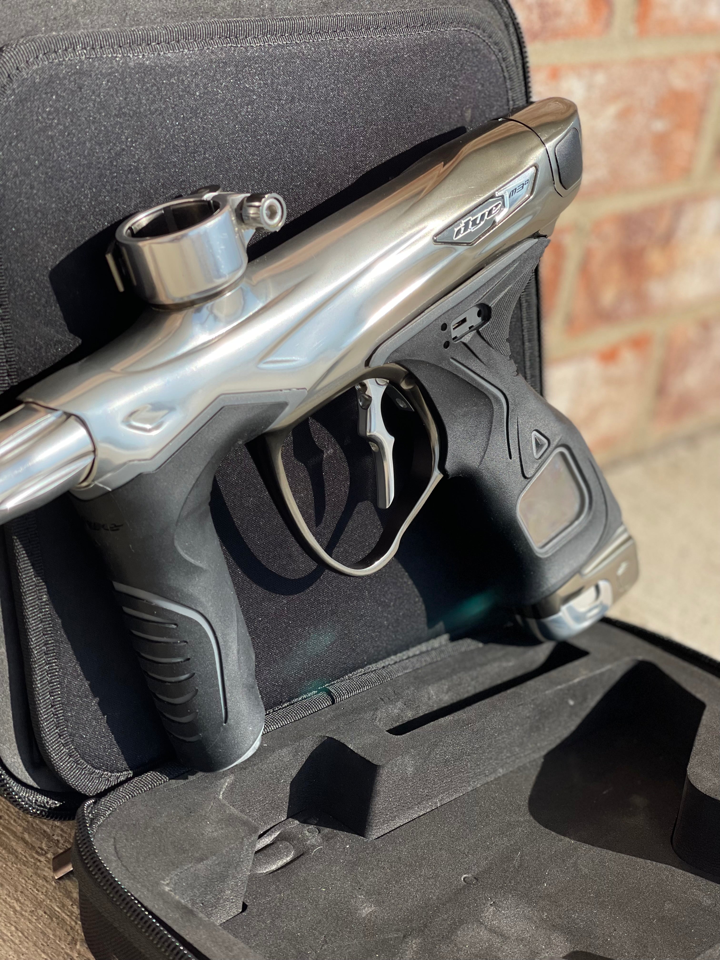 Used Dye M3+ Paintball Gun - PGA Champagne w/ Black Grips - Image 4