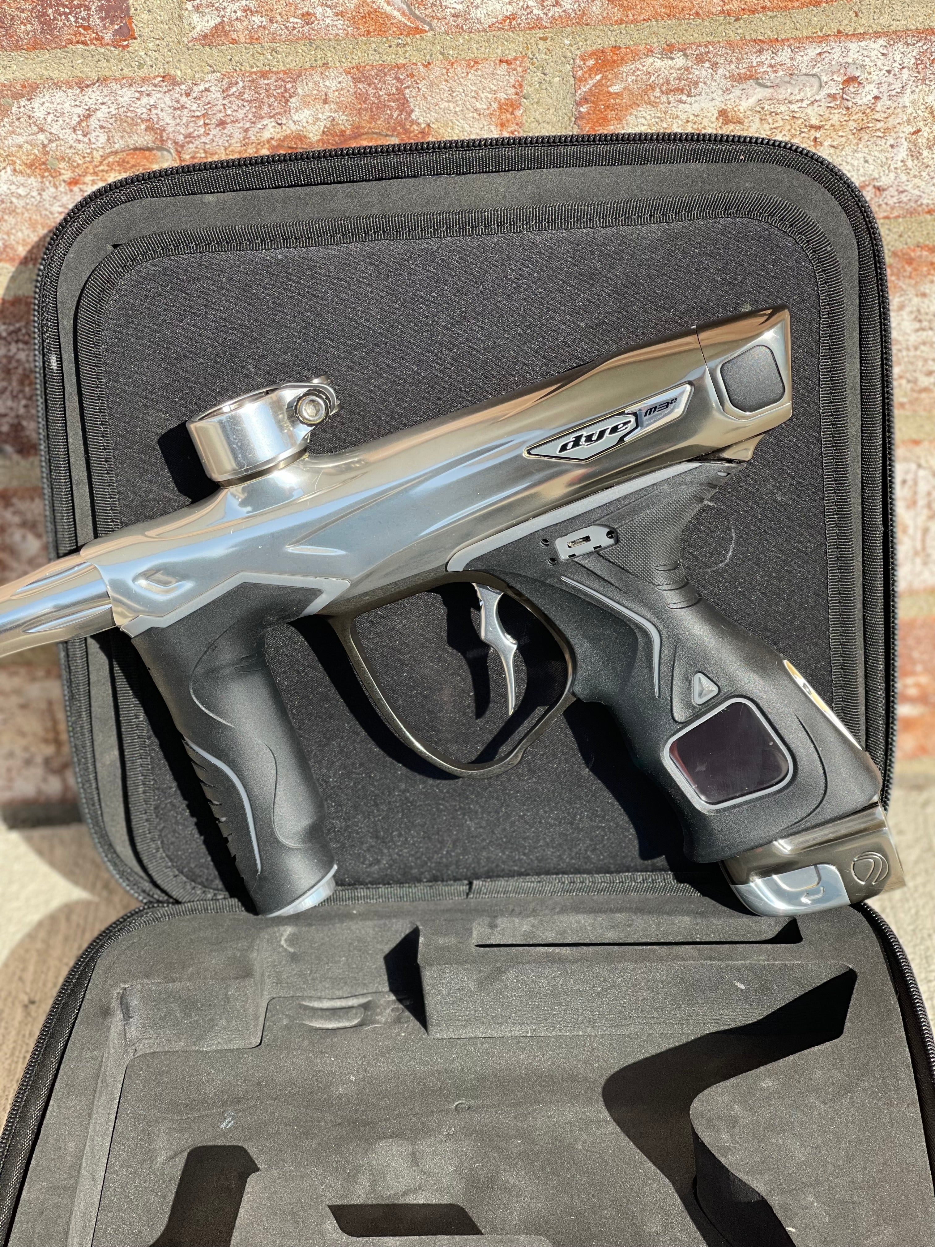 Used Dye M3+ Paintball Gun - PGA Champagne w/ Black Grips - Image 6