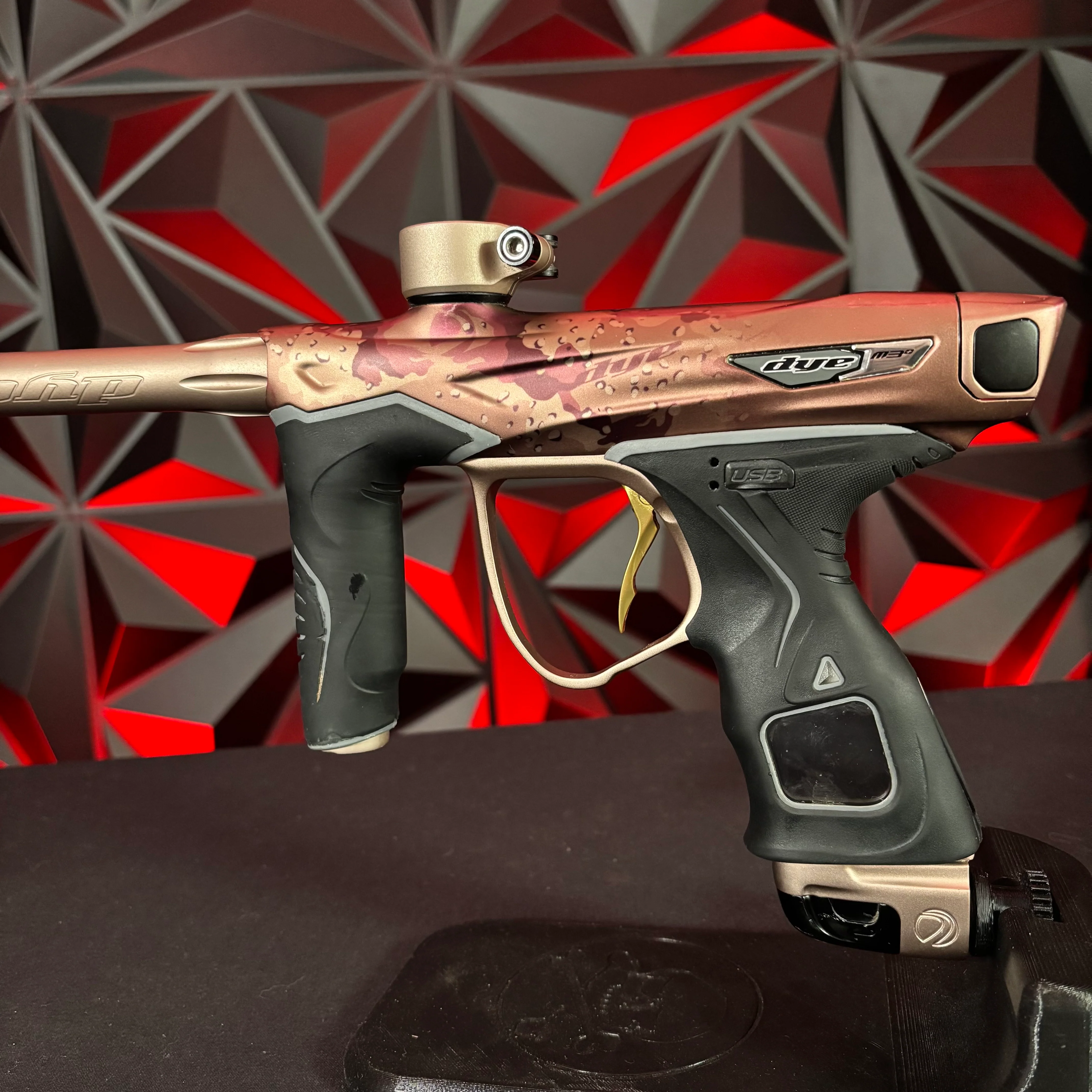 Used Dye M3+ Paintball Gun - PGA Desert Storm - Image 4