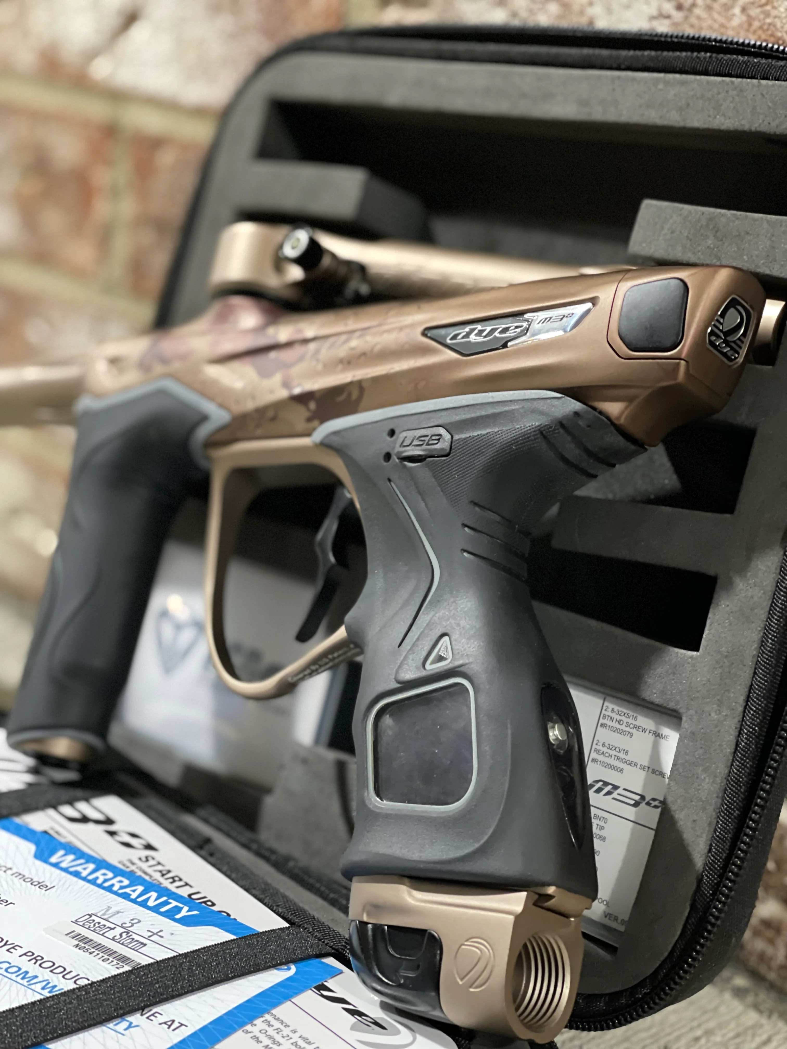 Used Dye M3+ Paintball Gun - Dessert Storm - Image 3