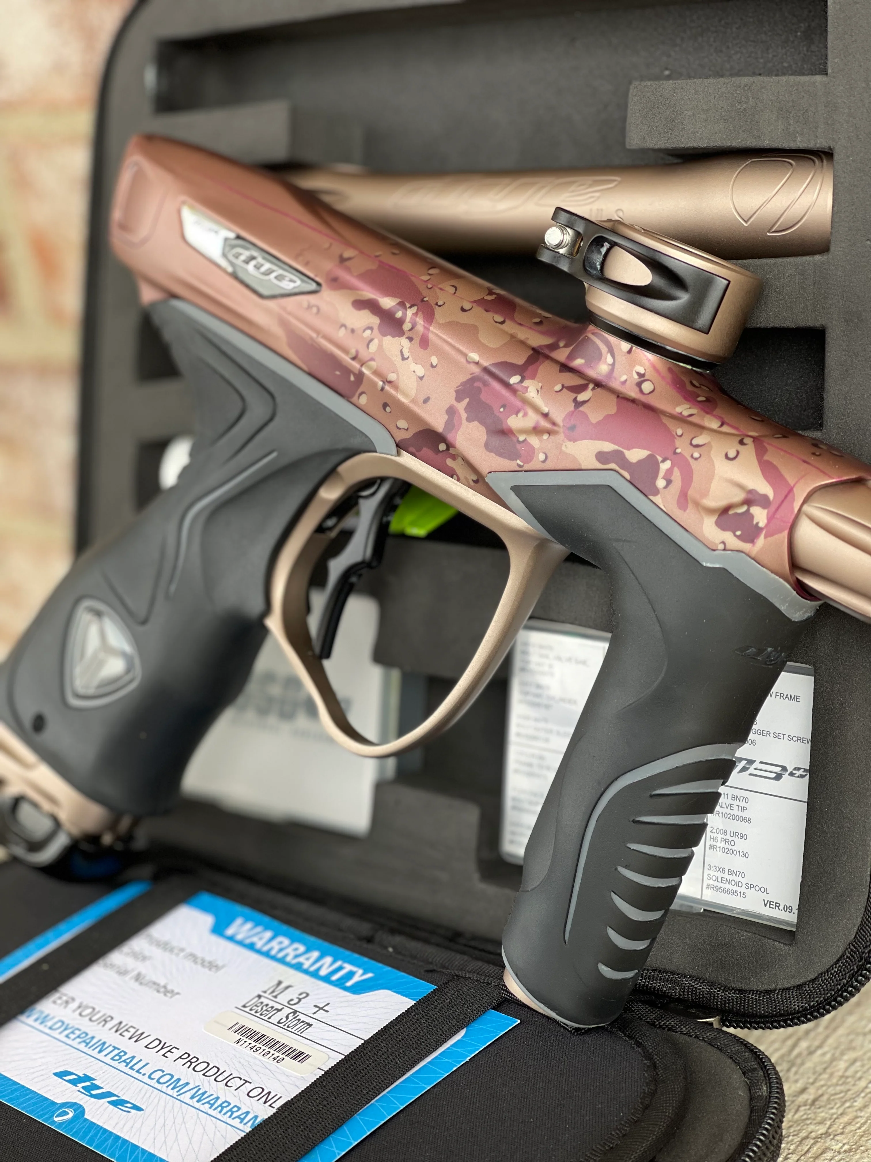 Used Dye M3+ Paintball Gun - Dessert Storm - Image 2