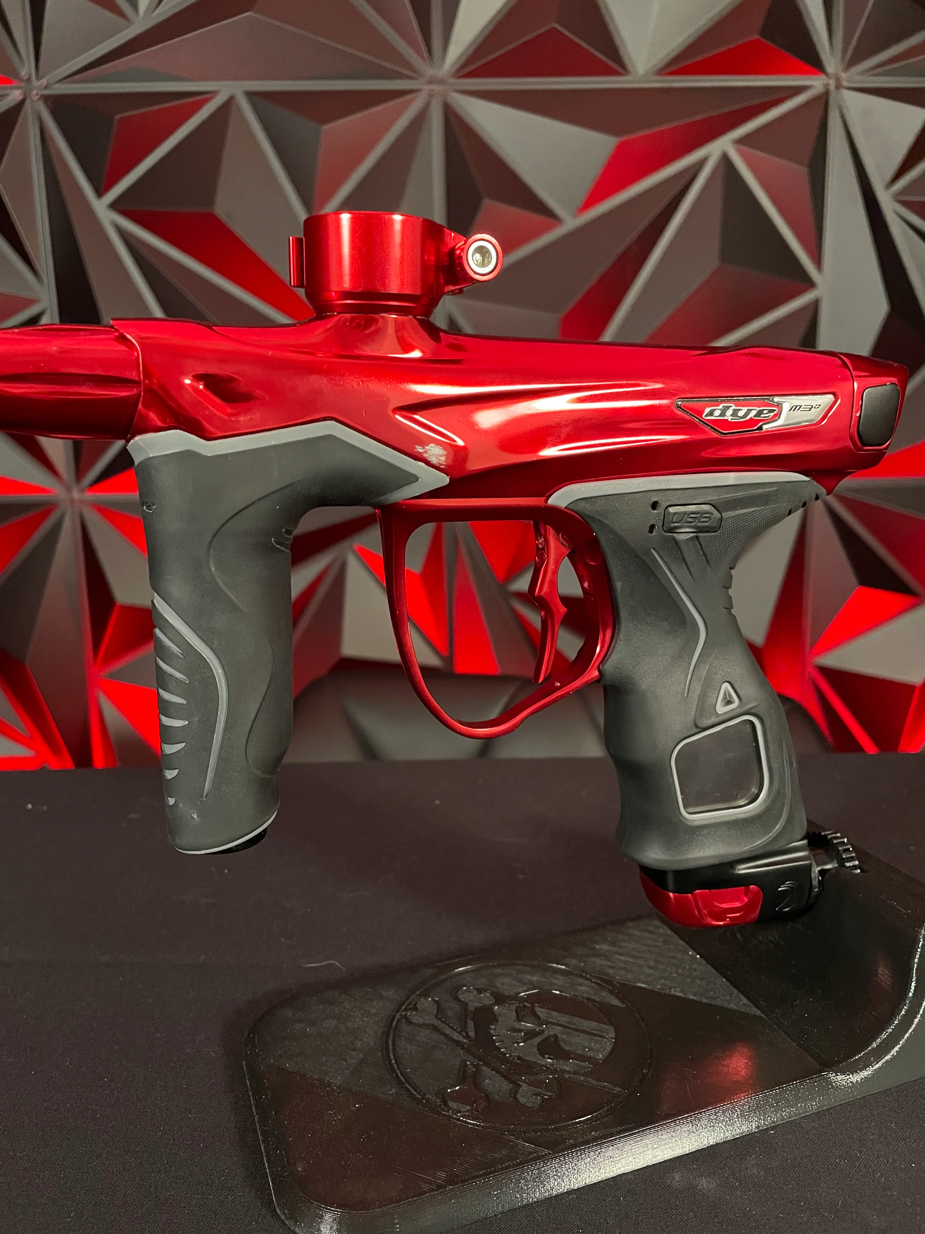 Used Dye M3+ Paintball Gun - Lava - Image 4