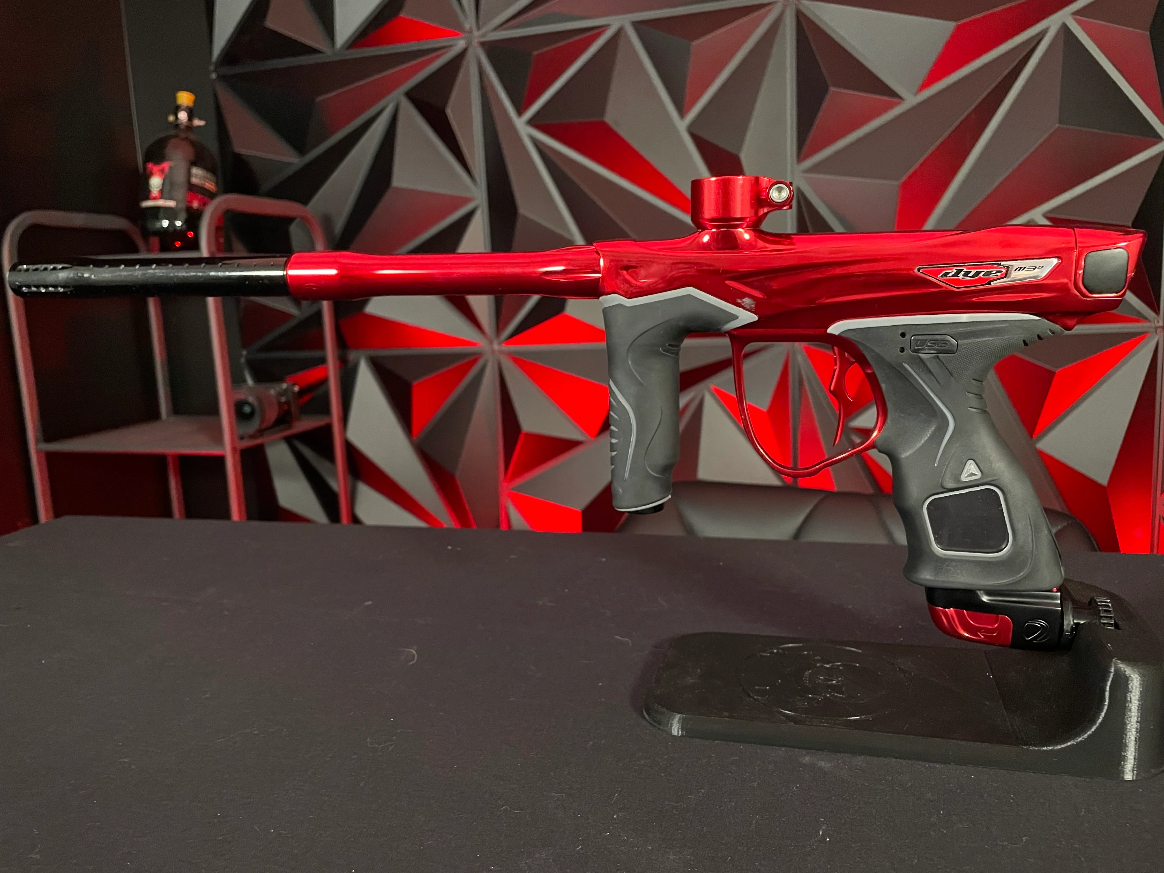 Used Dye M3+ Paintball Gun - Lava - Image 6