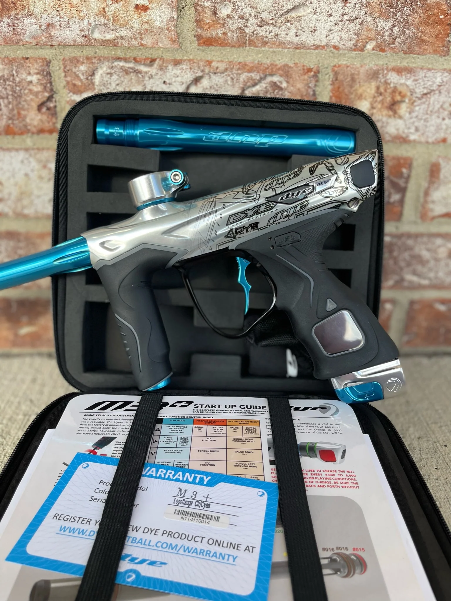 Used Dye M3+ Paintball Gun - PGA Logoflauge - Image 3