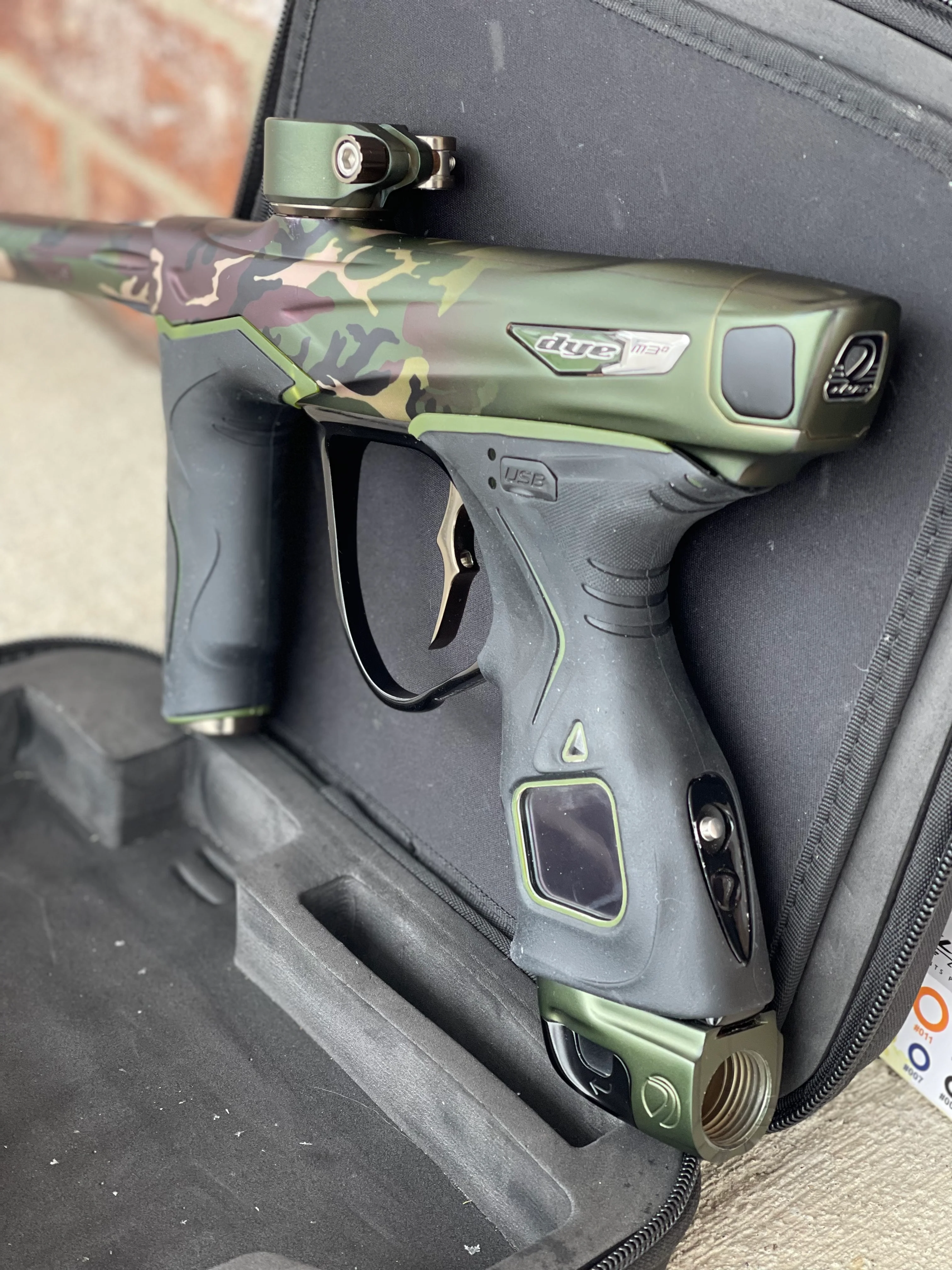 Used Dye M3+ Paintball Gun - PGA Woodland - Image 2