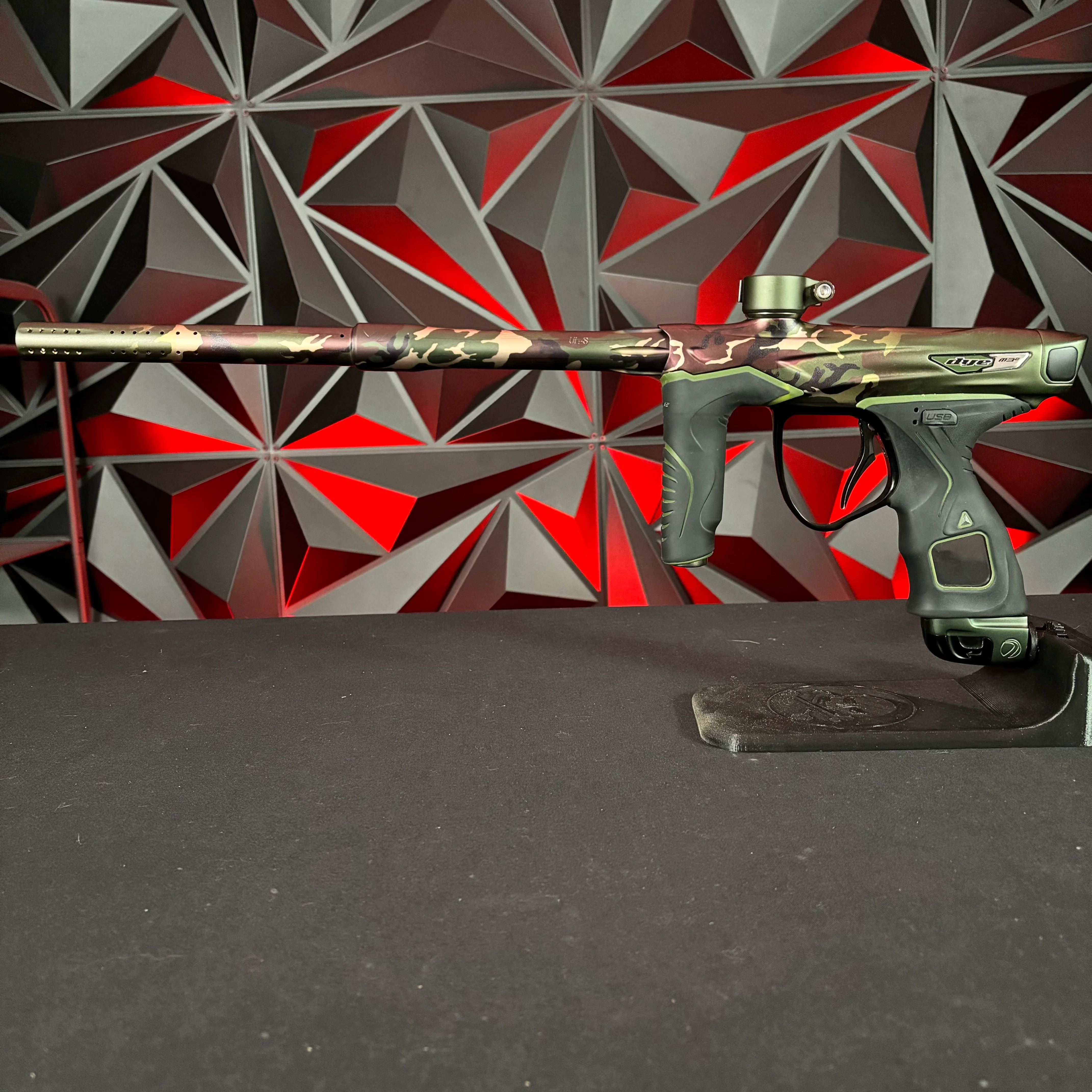 Used Dye M3+ Paintball Gun - PGA Woodland Camo - Image 6
