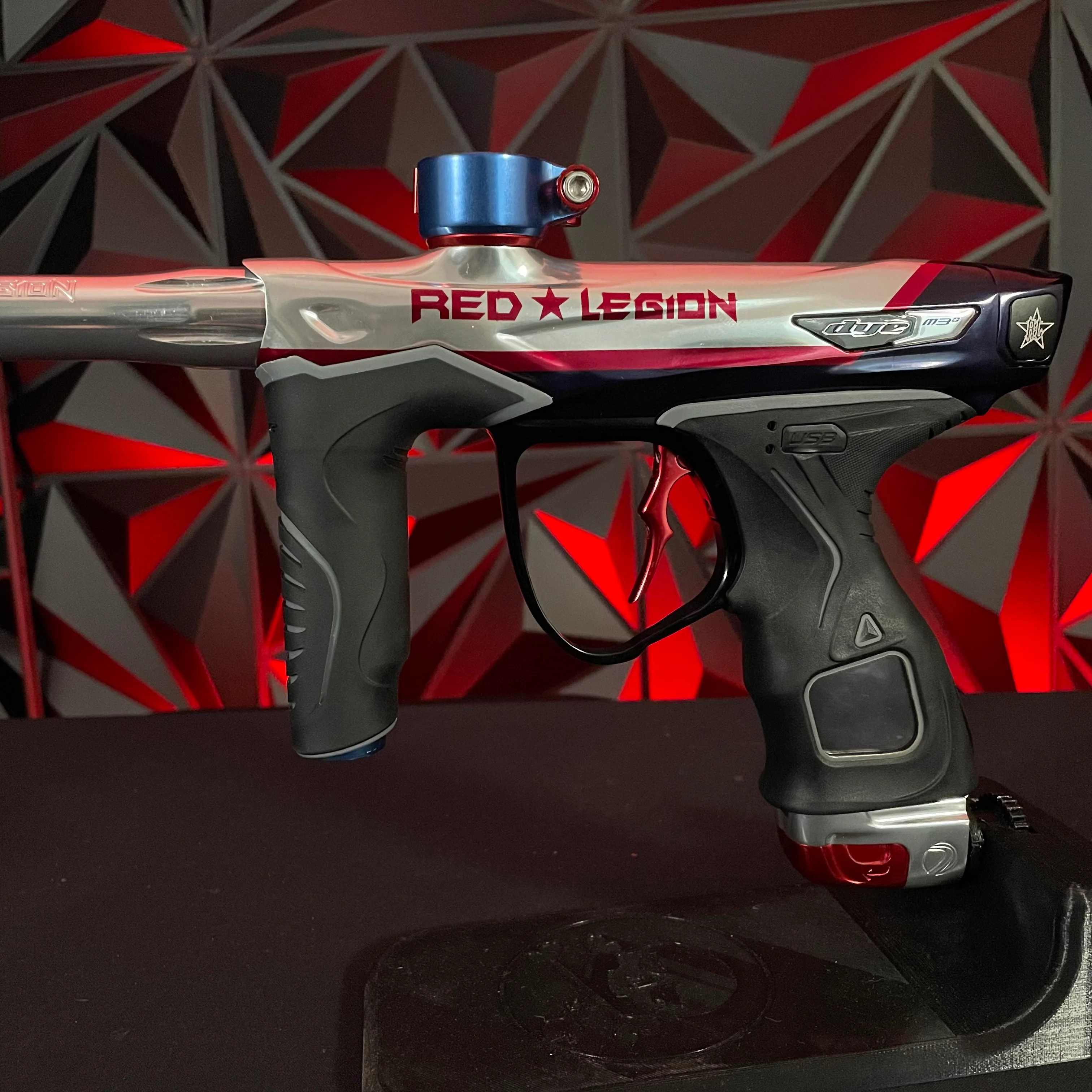Used Dye M3+ Paintball Marker- LE Red Legion - Image 4