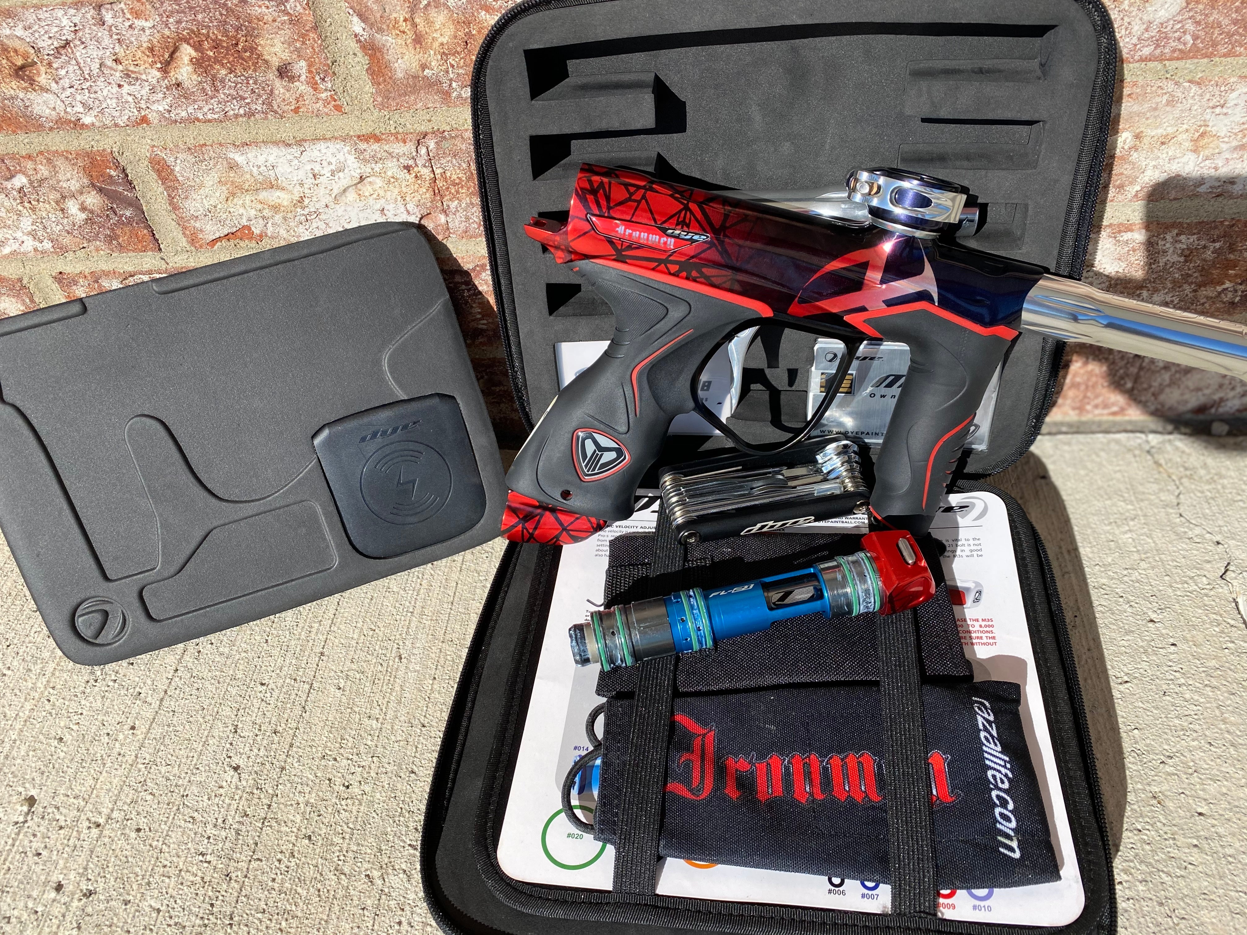 Used Dye M3S Paintball Gun - Ironmen Edition - Image 4