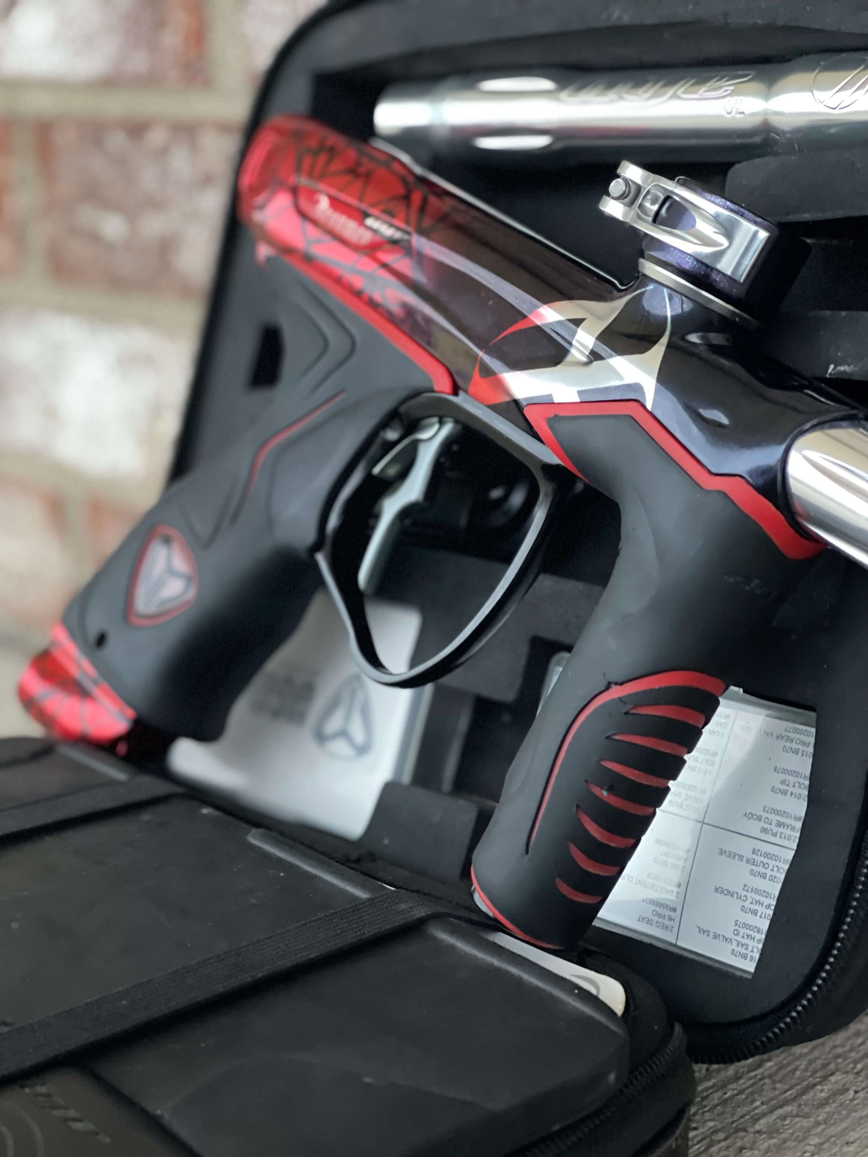 Used Dye M3S Paintball Gun - Ironmen Edition w/ Flex Face Bolt and M3+ Solenoid Housing - Image 2