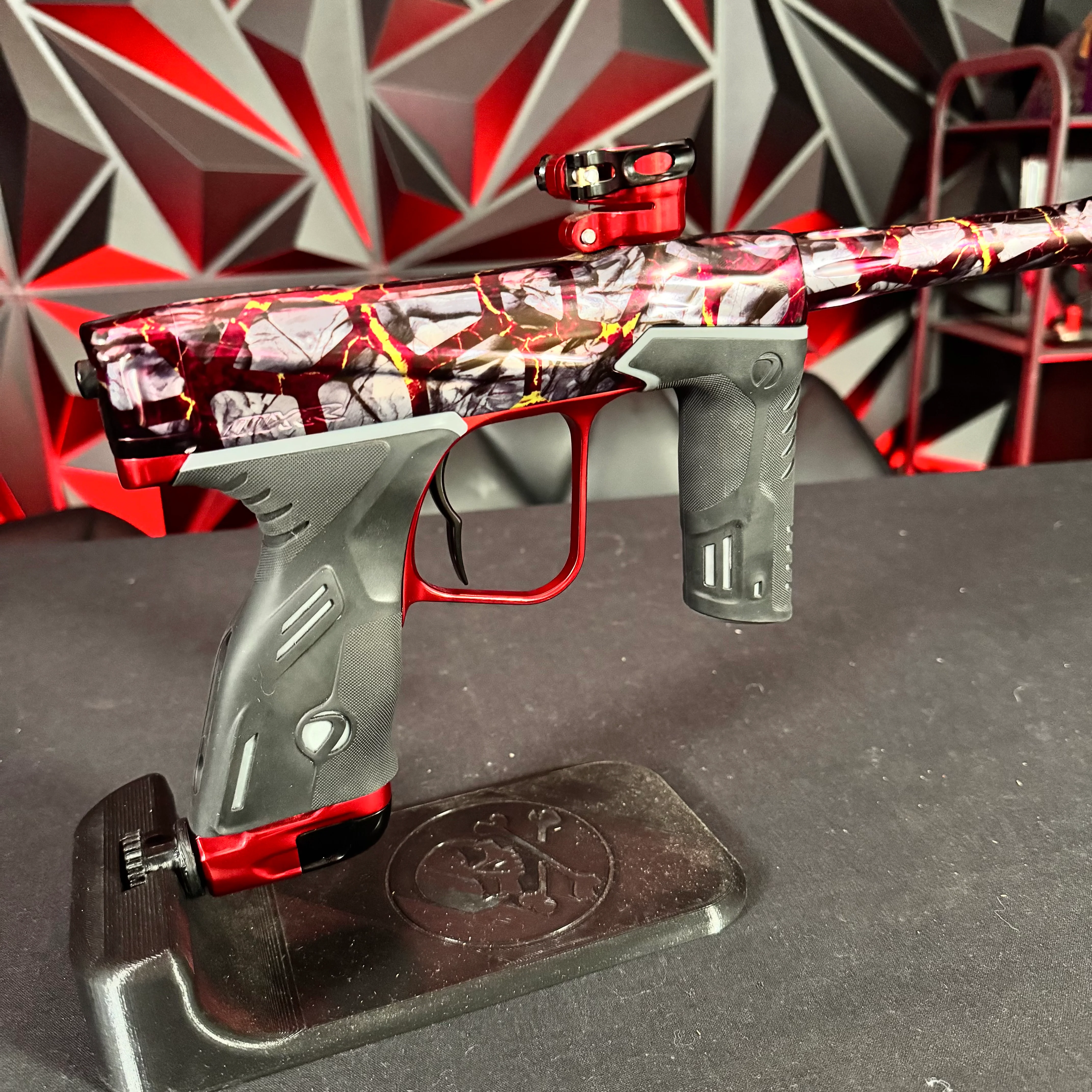Used Dye MXR Paintball Gun - PGA Volcanic w/ V2 Upgrade Kit - Image 2