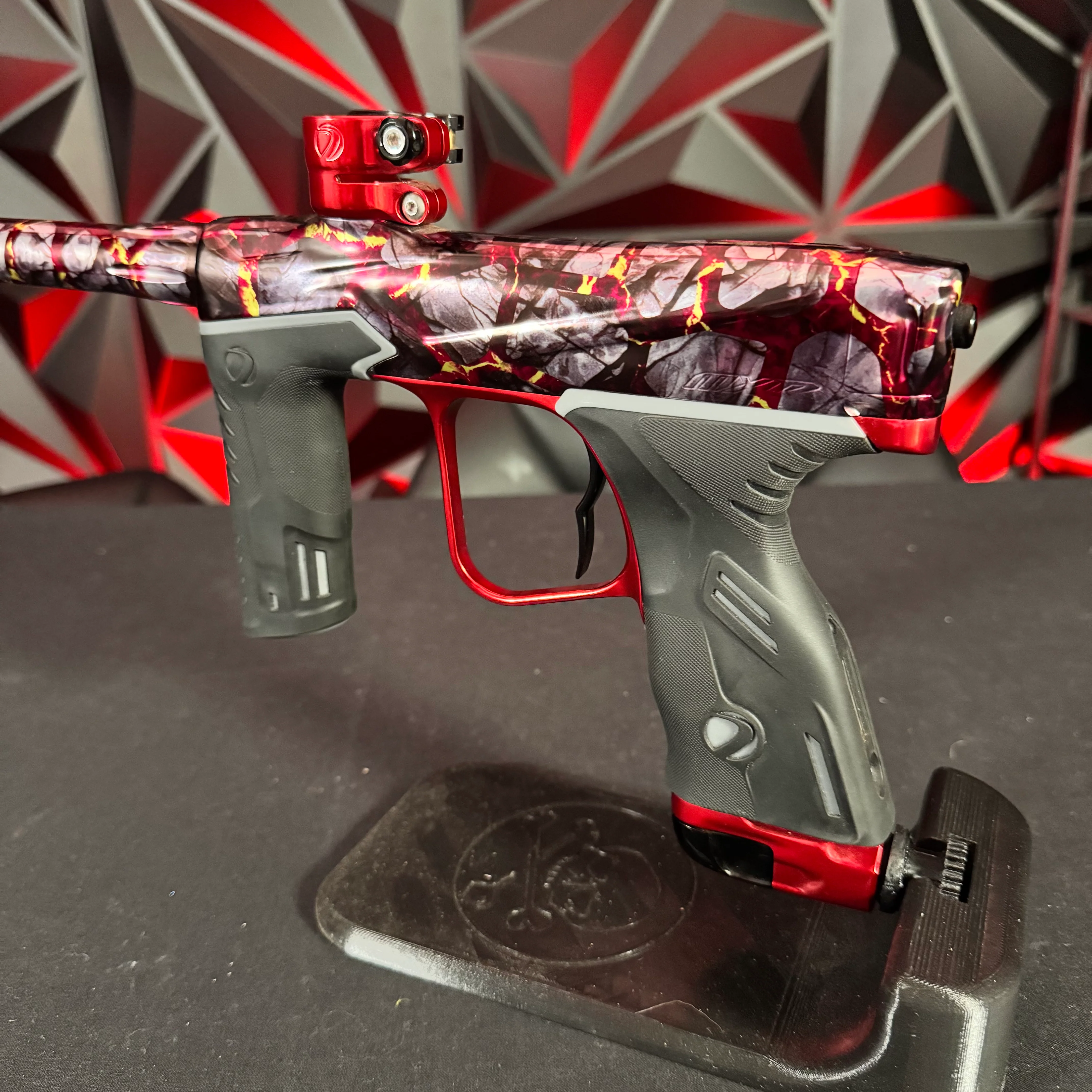 Used Dye MXR Paintball Gun - PGA Volcanic w/ V2 Upgrade Kit - Image 3