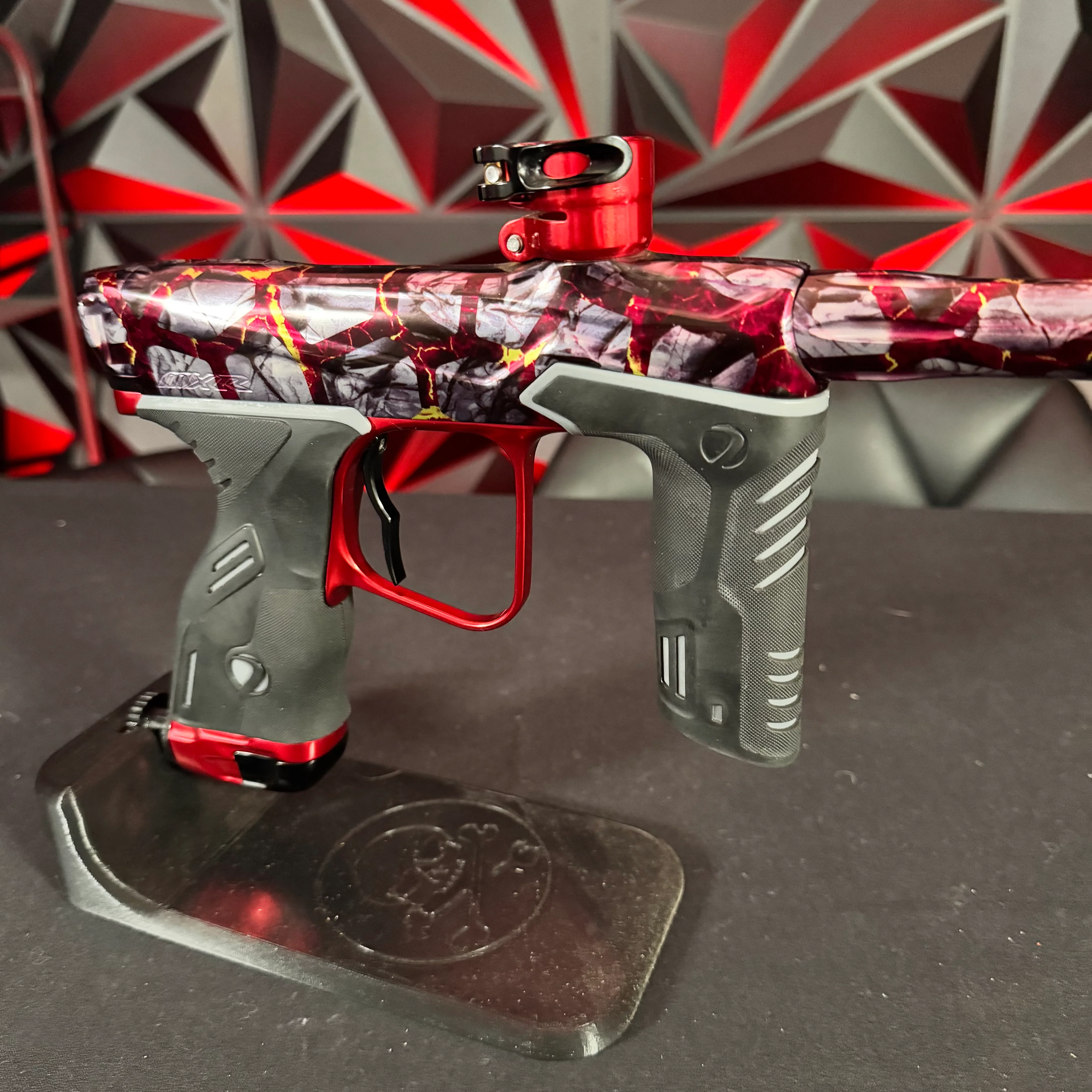 Used Dye MXR Paintball Gun - PGA Volcanic w/ V2 Upgrade Kit - Image 4