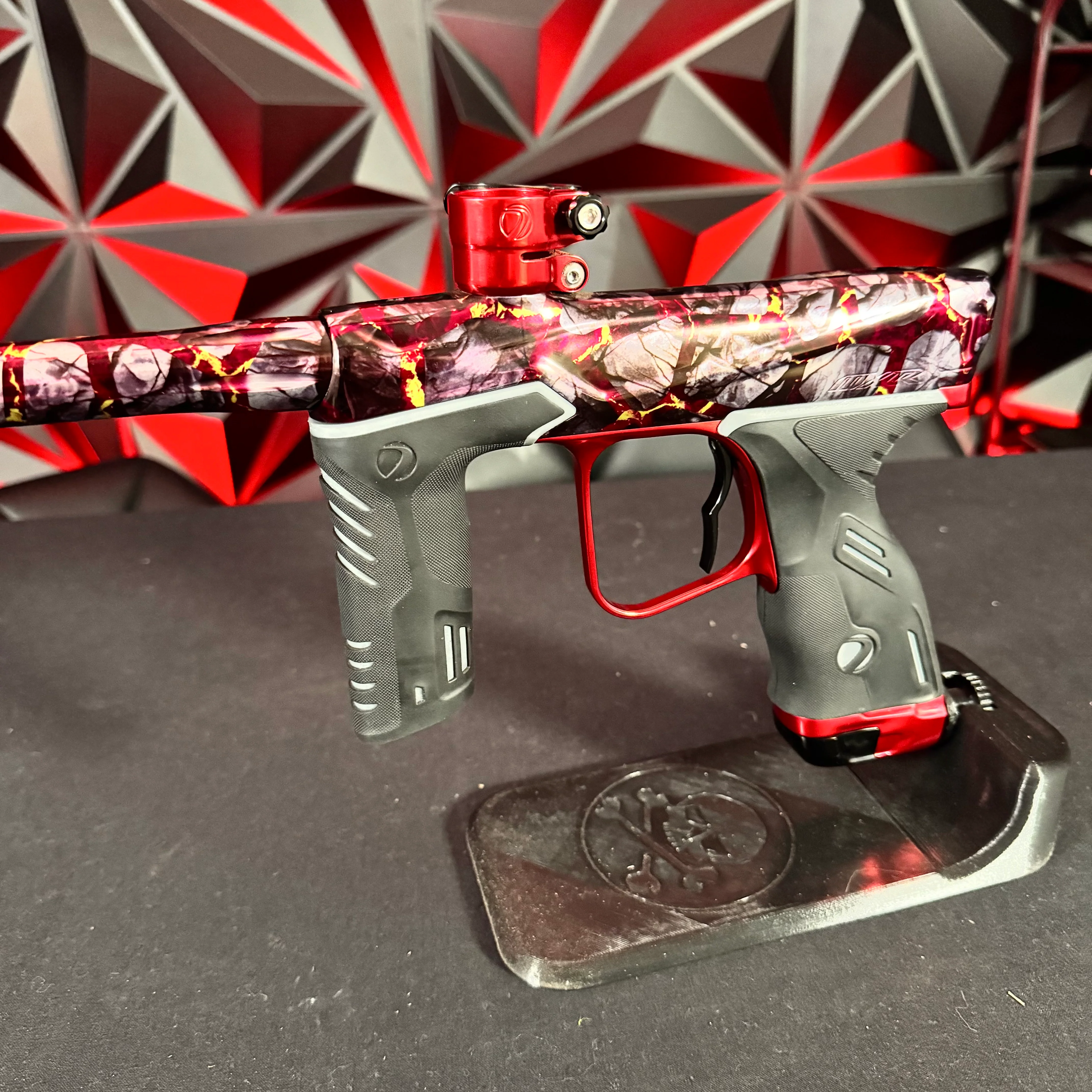 Used Dye MXR Paintball Gun - PGA Volcanic w/ V2 Upgrade Kit - Image 5