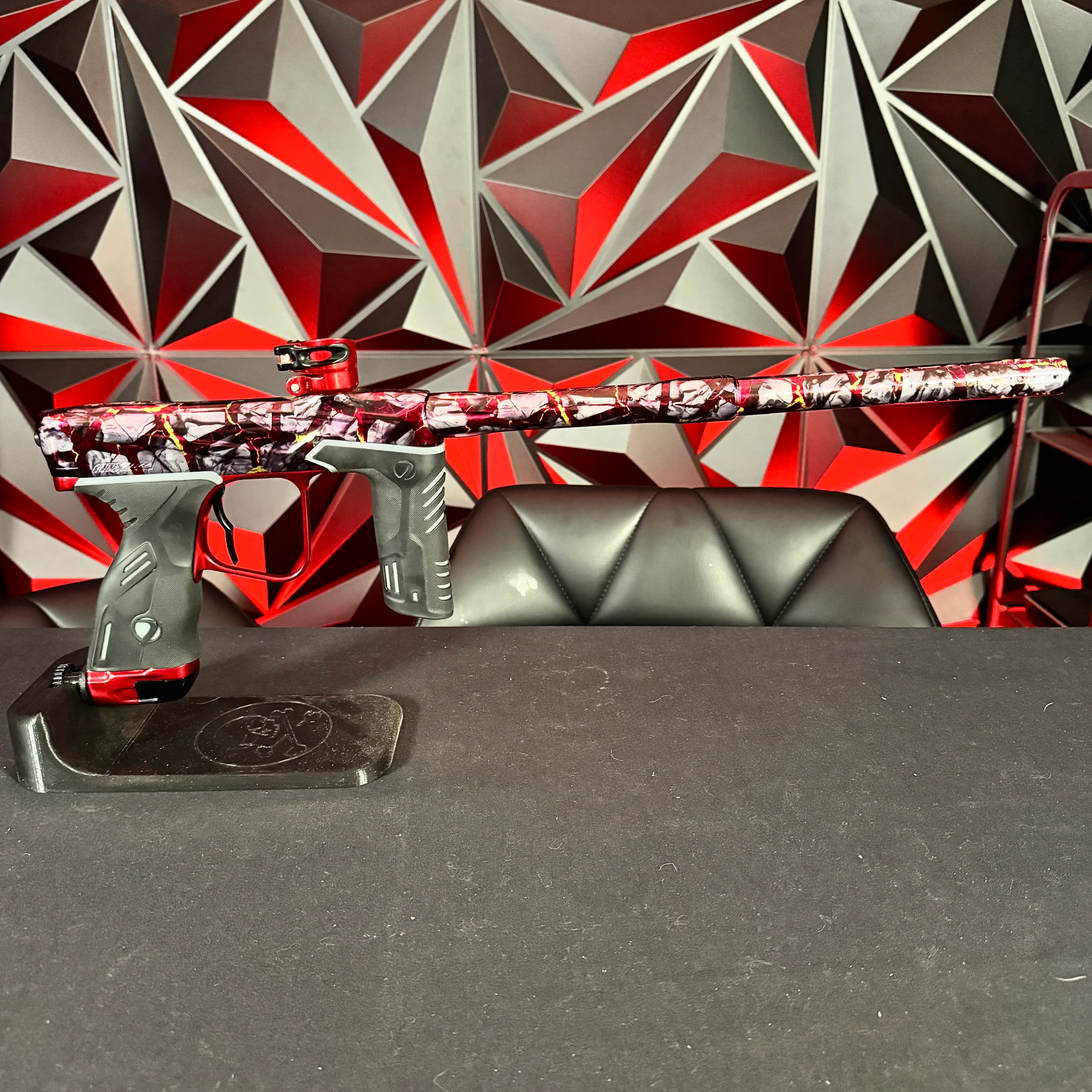 Used Dye MXR Paintball Gun - PGA Volcanic w/ V2 Upgrade Kit - Image 6