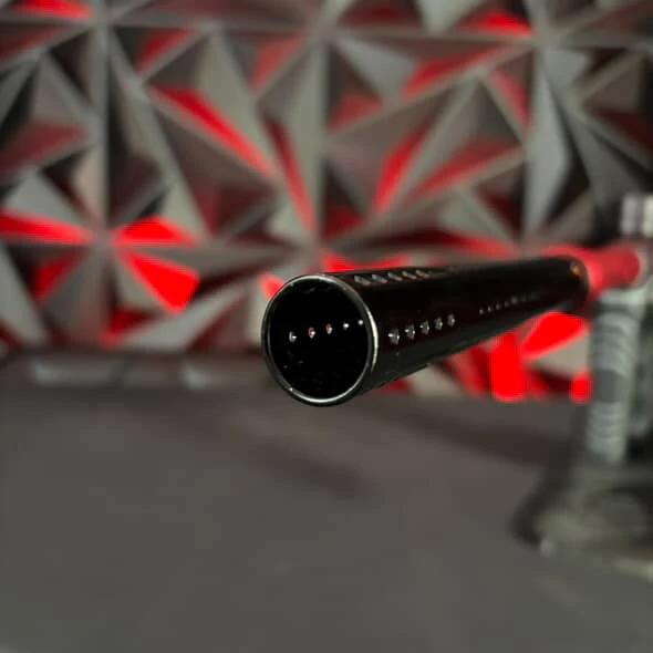 Used Dye MXR Paintball Gun - Black/Red Tigger stripe w/ V2 Upgrade - Image 8