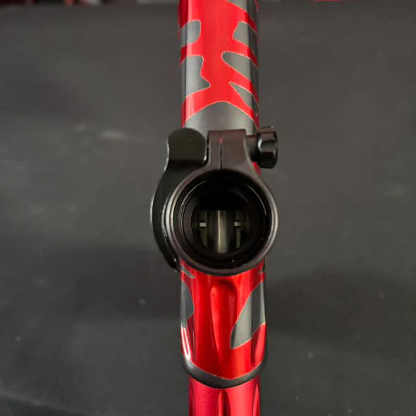 Used Dye MXR Paintball Gun - Black/Red Tigger stripe w/ V2 Upgrade - Image 9