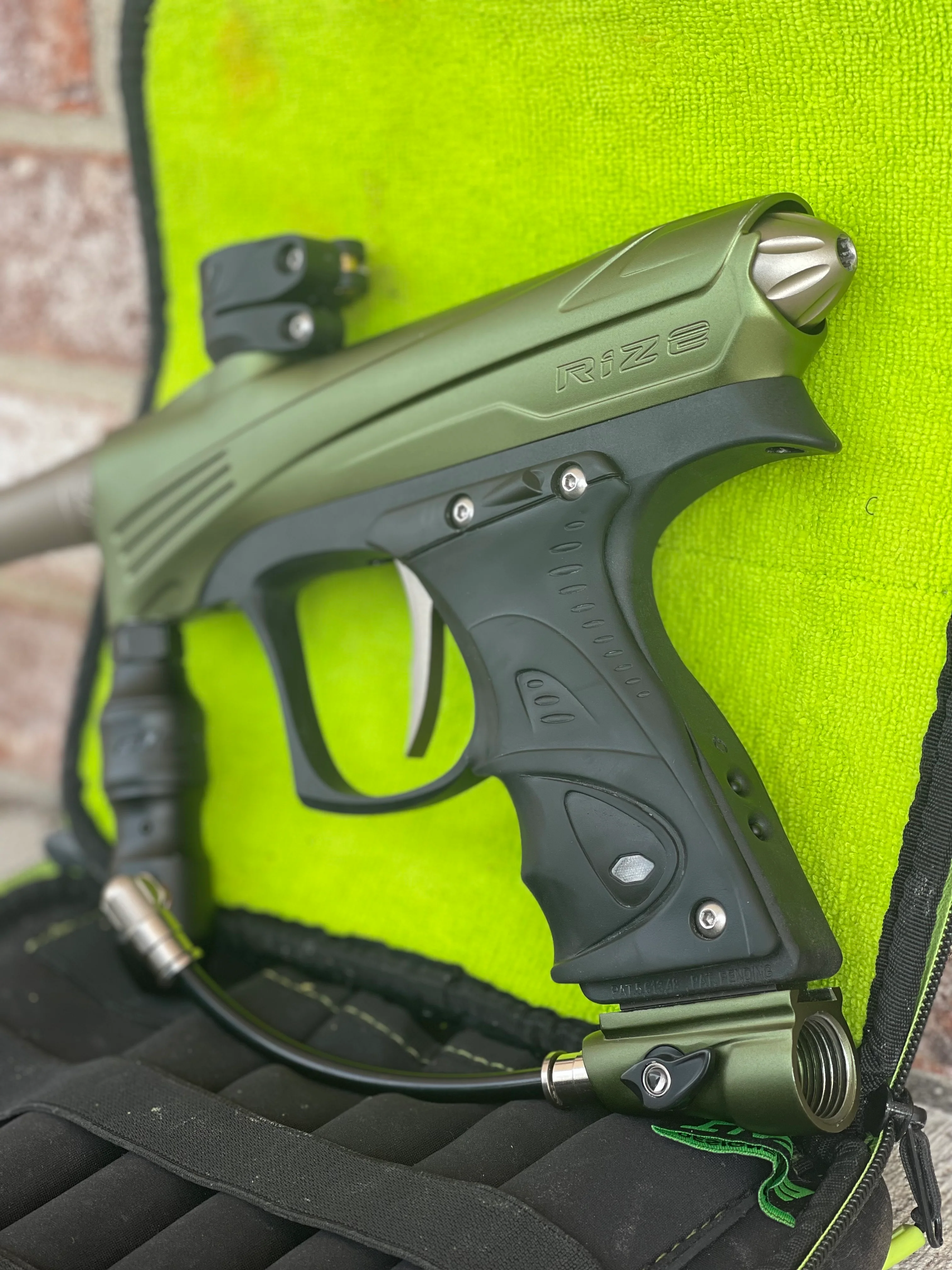 Used Dye Proto Rize Paintball Marker- Green / Bronze - Image 3