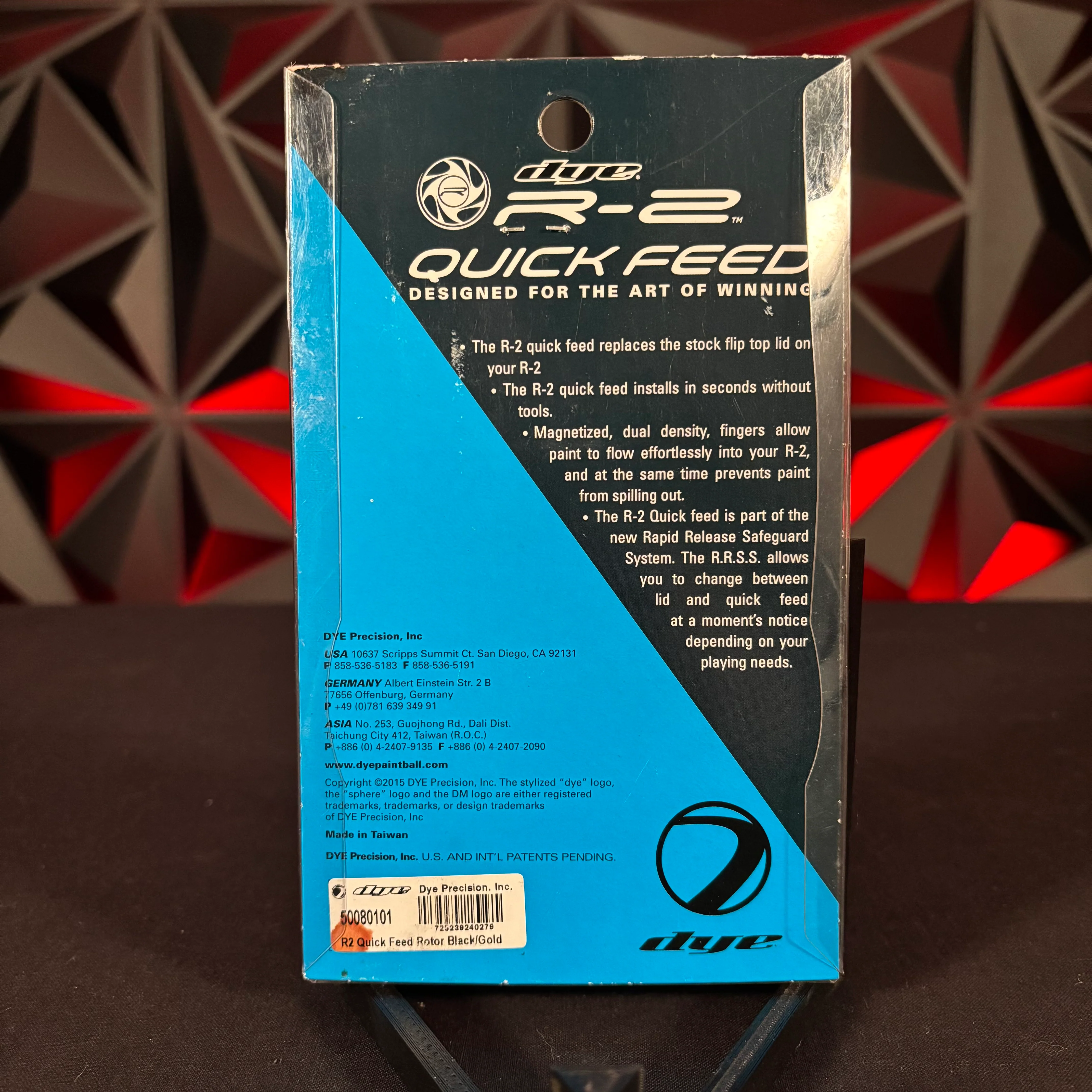 Used Dye R-2 Speedfeed - Blue/Black - Image 2