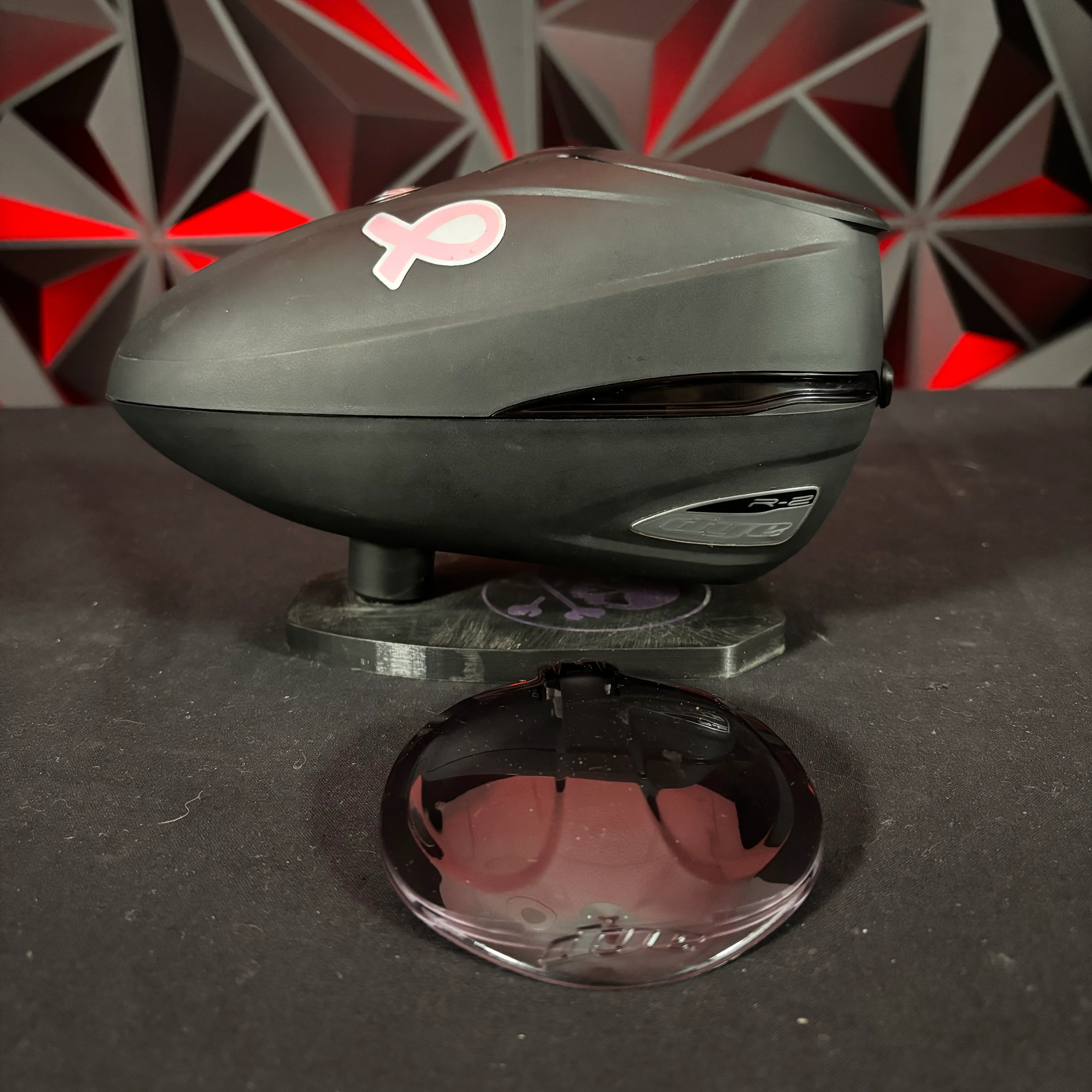 Used Dye R2 Paintball Loader - Black w/Dye Quick Feed & Rain Lid - Image 2