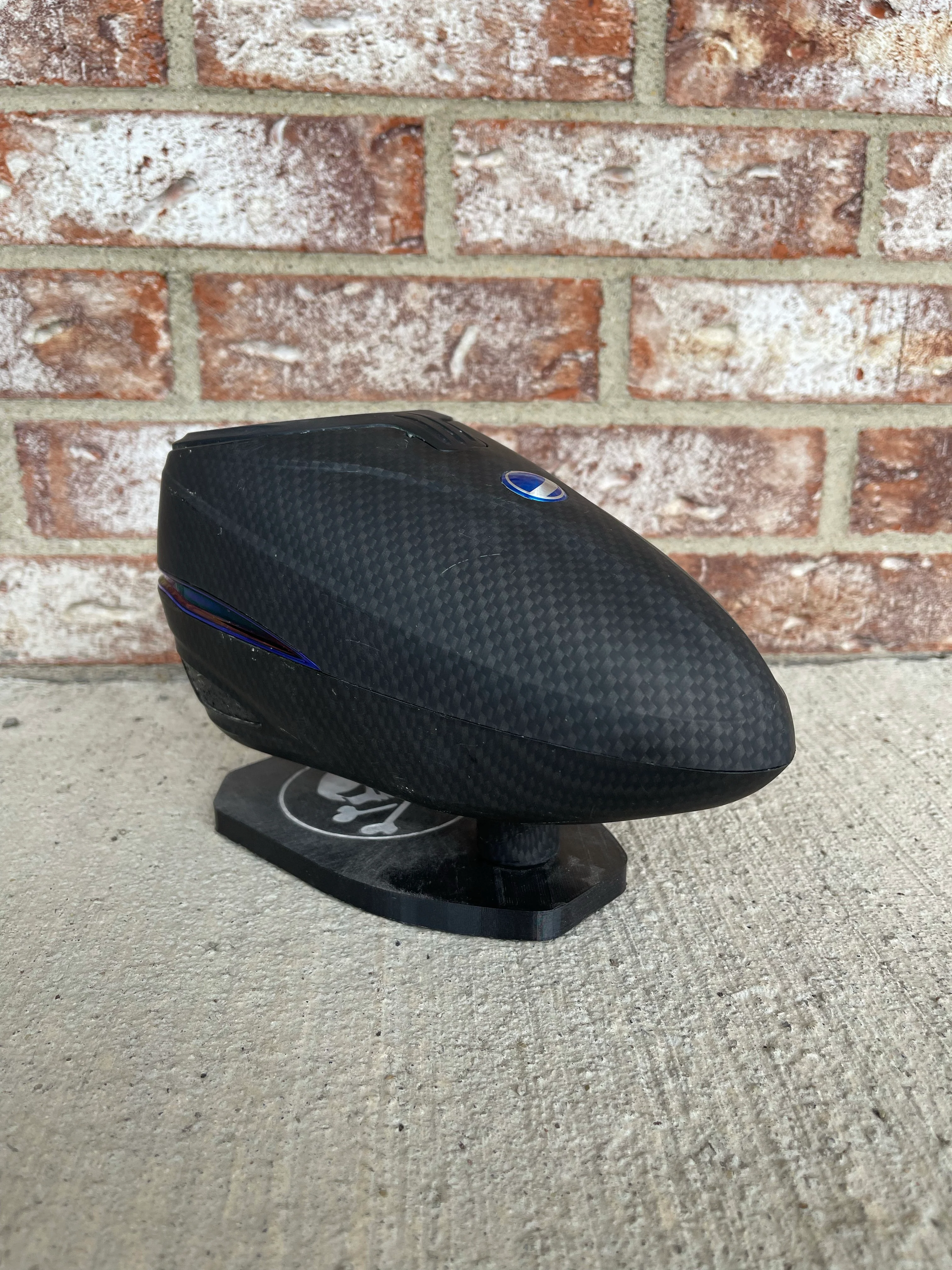 Used Dye R2 Paintball Loader - Carbon / Blue - Image 2