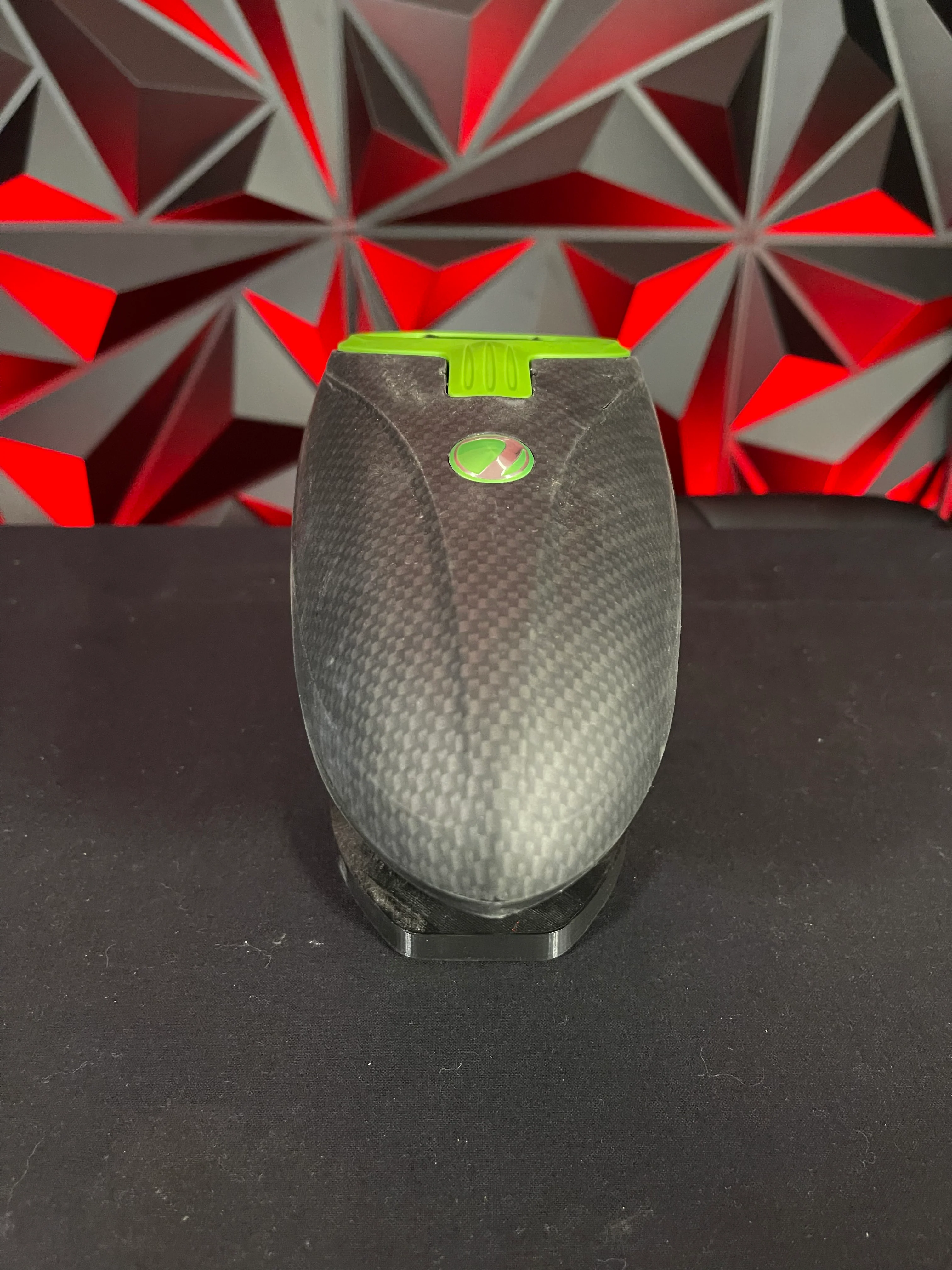 Used Dye R2 Paintball Loader- Carbon/Lime w/ Lime R2 Quick Feed - Image 3