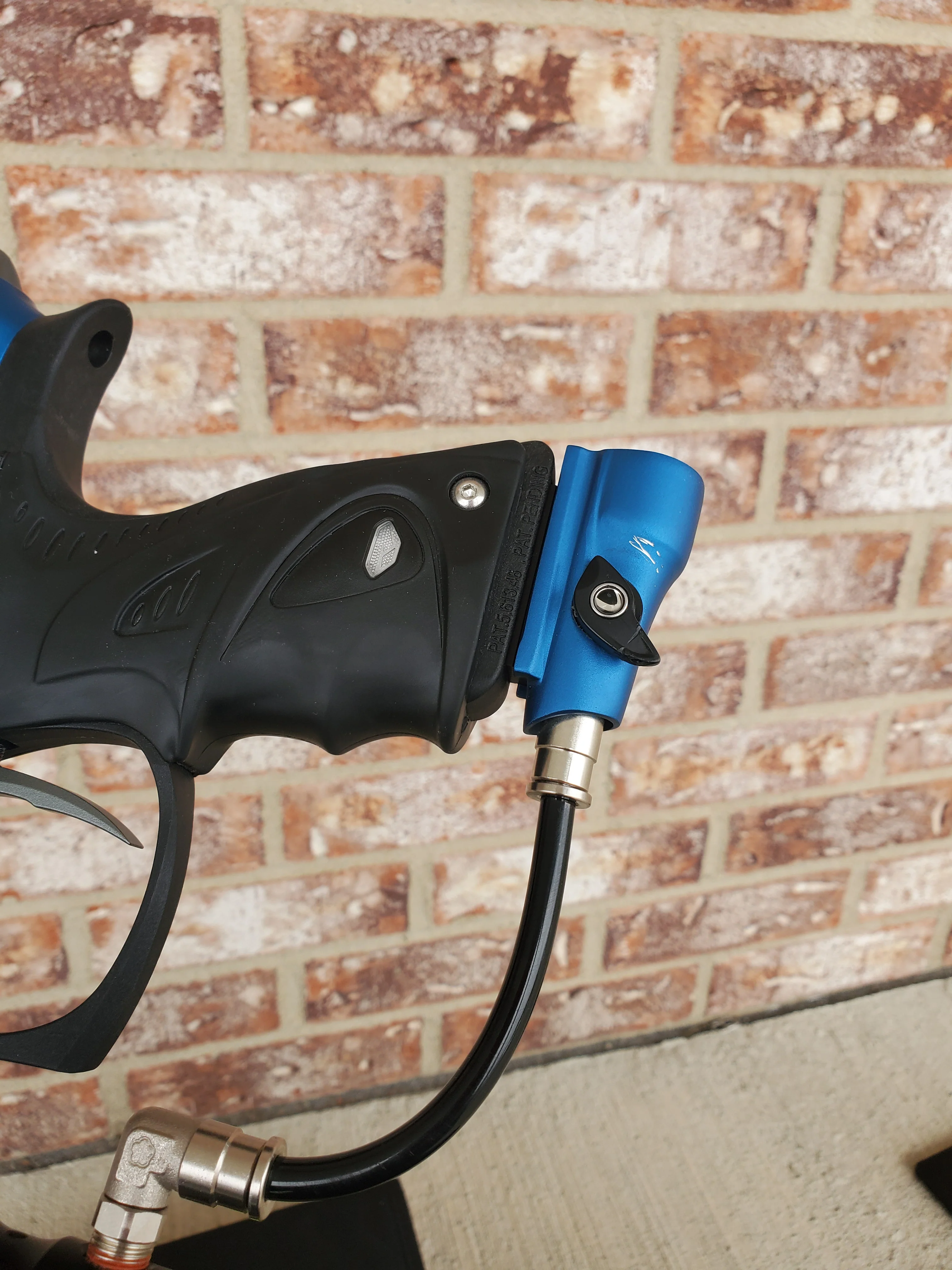 Used Dye Rize Maxxed Paintball Gun - Blue / Grey - Image 6