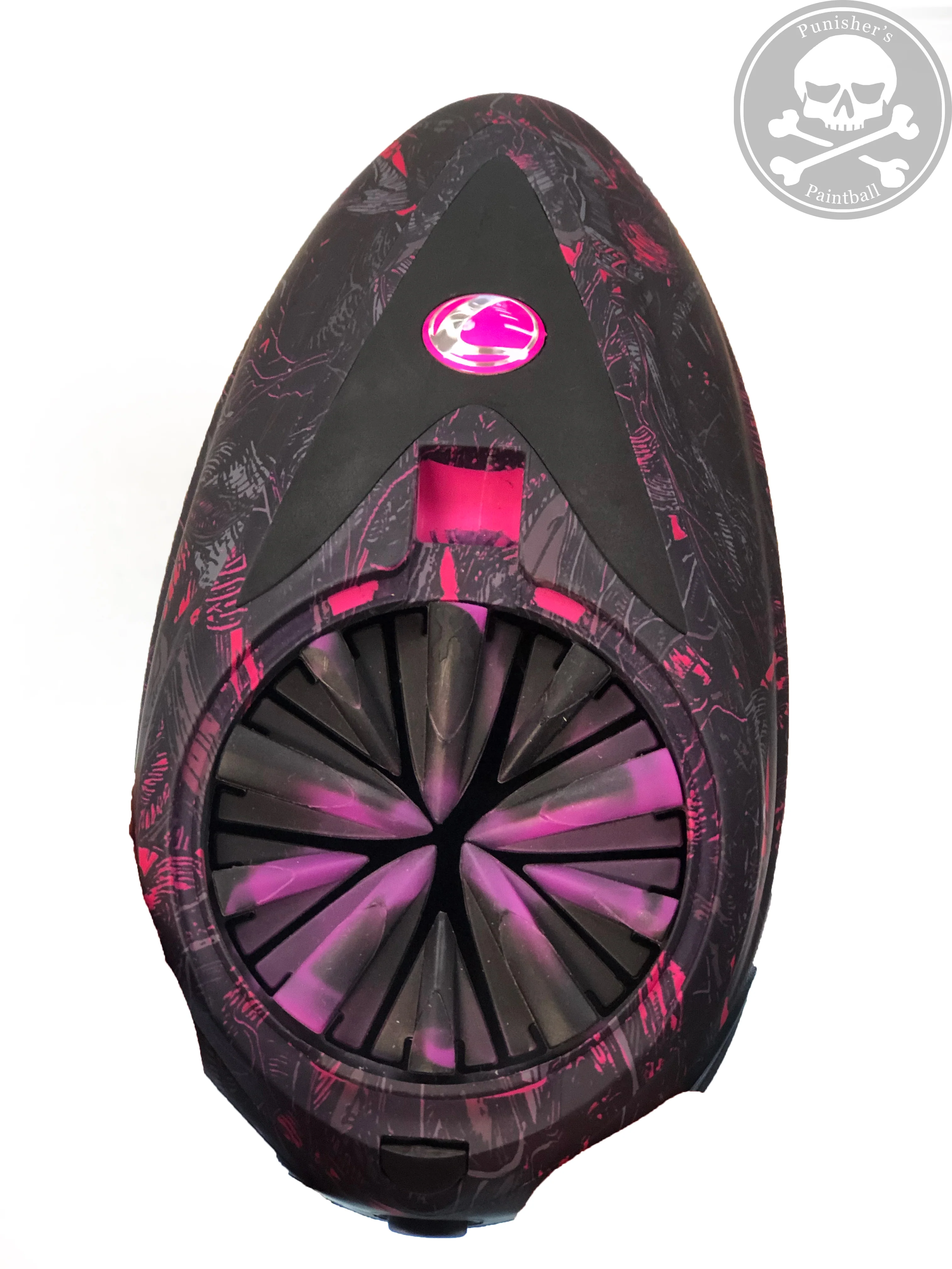 Used Dye Rotor Paintbal Loader - Graphic Pink - Image 3
