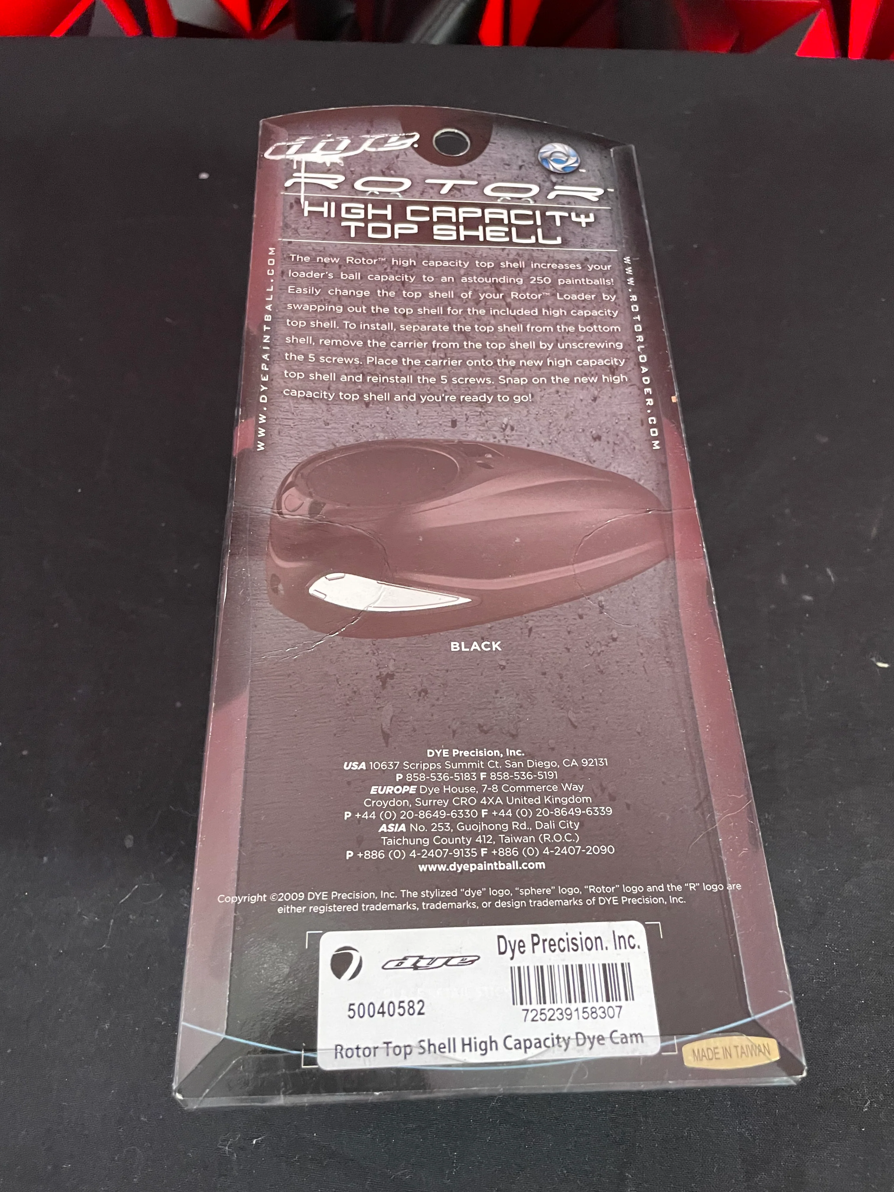 Used Dye Rotor High Capacity Paintball Top Shell - Dye Cam - Image 2