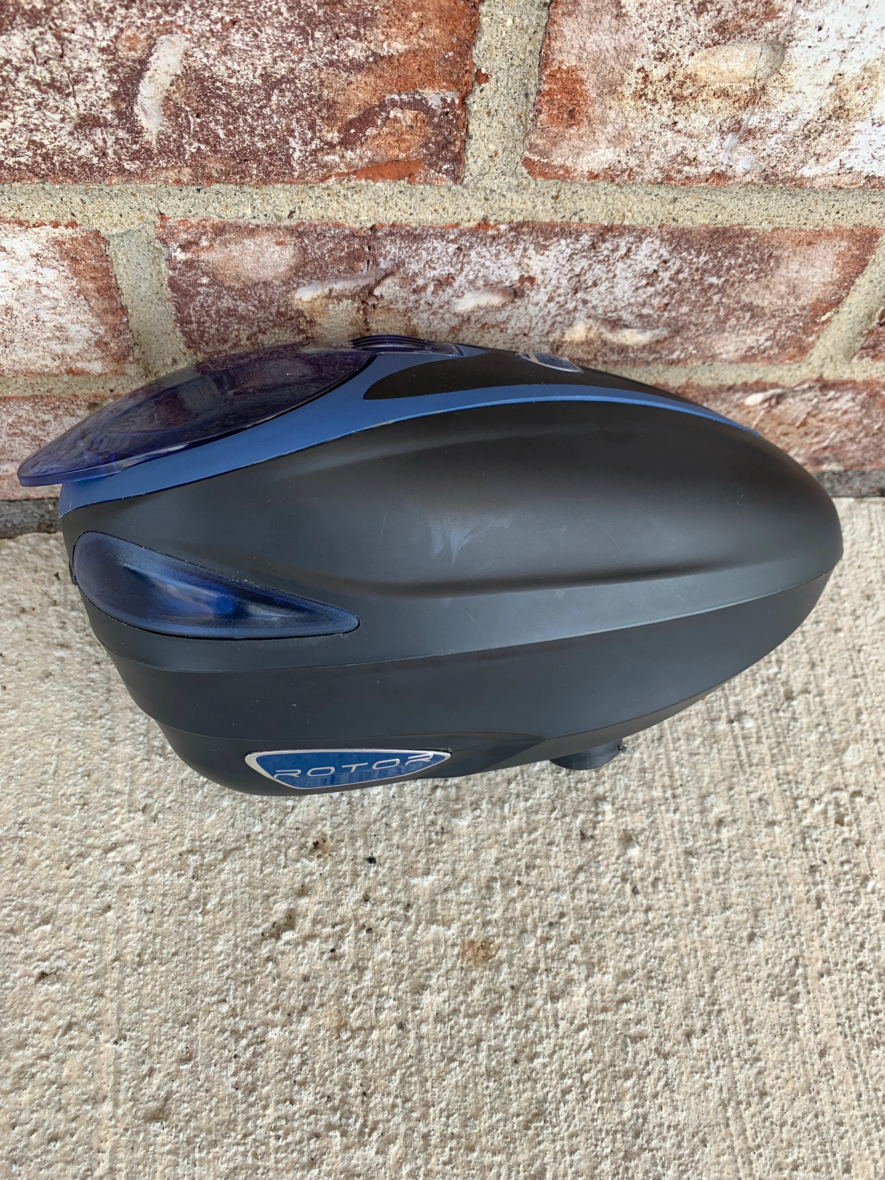 Used Dye Rotor Paintball Loader- Black/Blue - Image 2