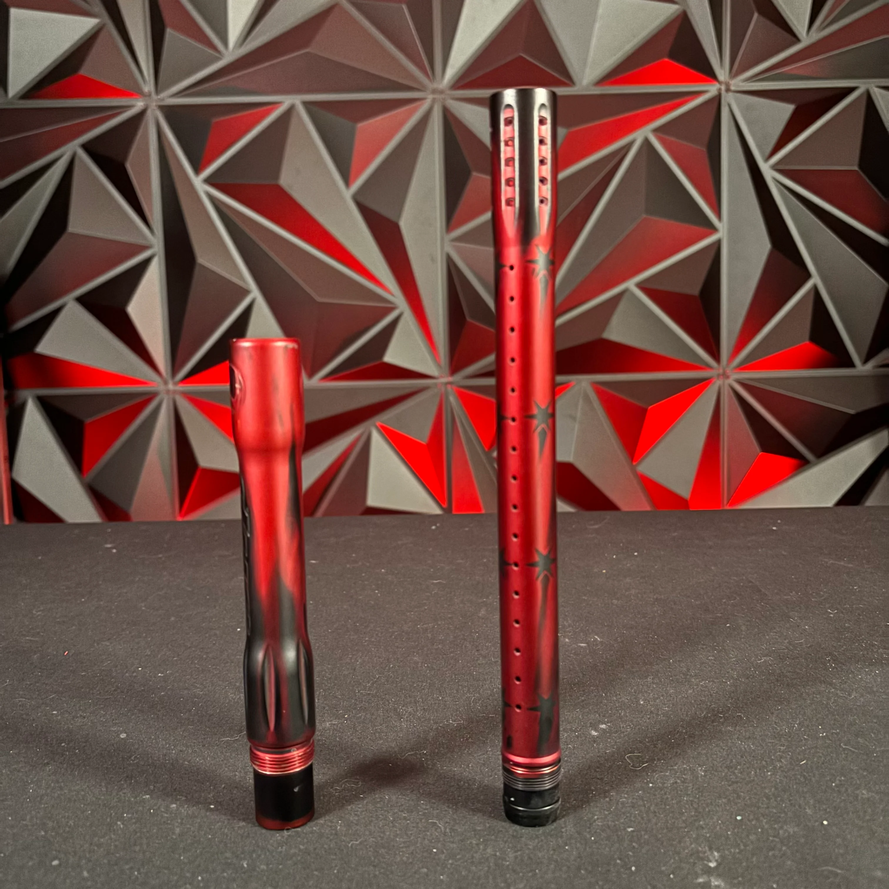 Used Dye UL Barrel System - Custom Annodized - Red/Black with Stars