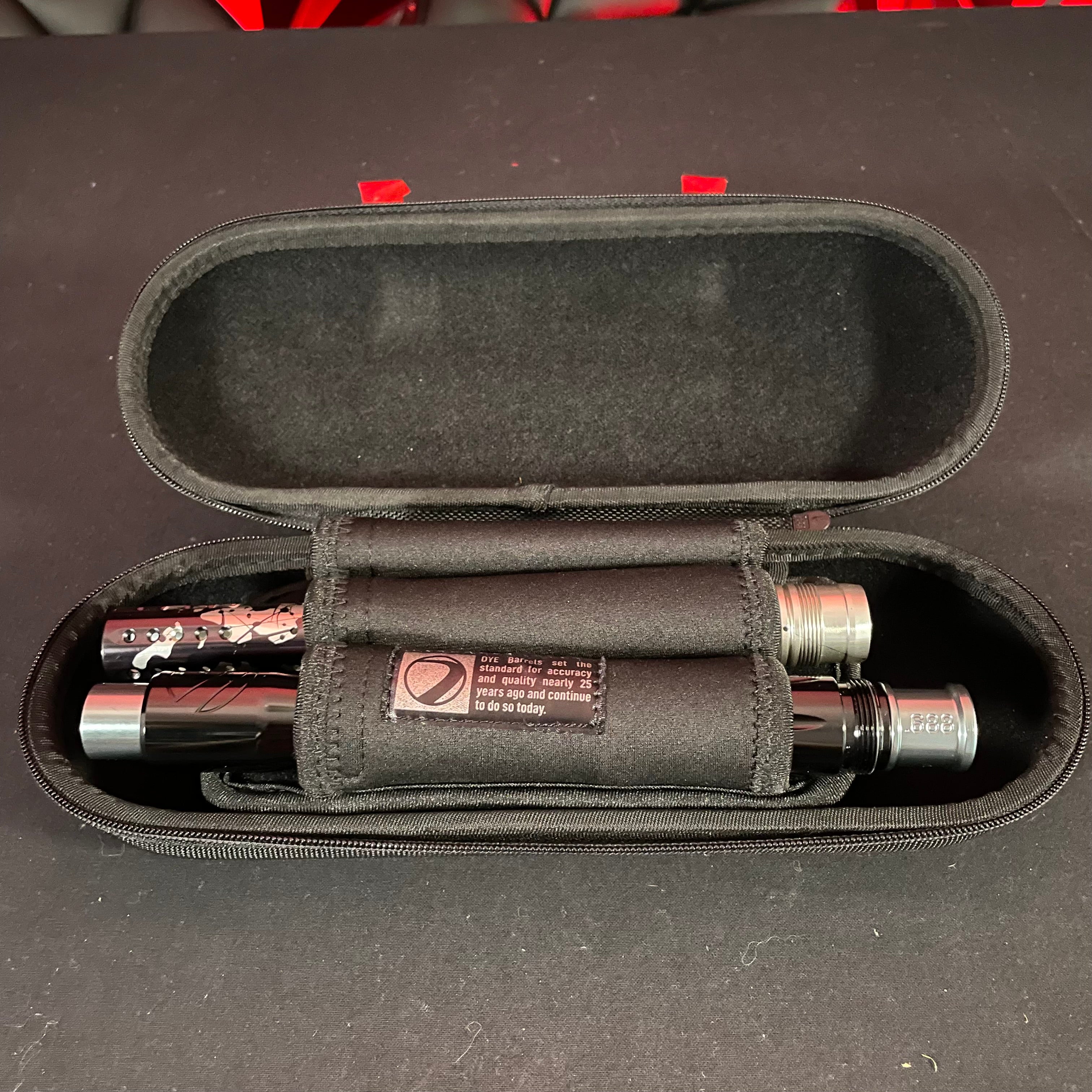 Used Dye UL-I Barrel System - Custom Polished Silver/Black Splatter Barrel Tip - Image 2