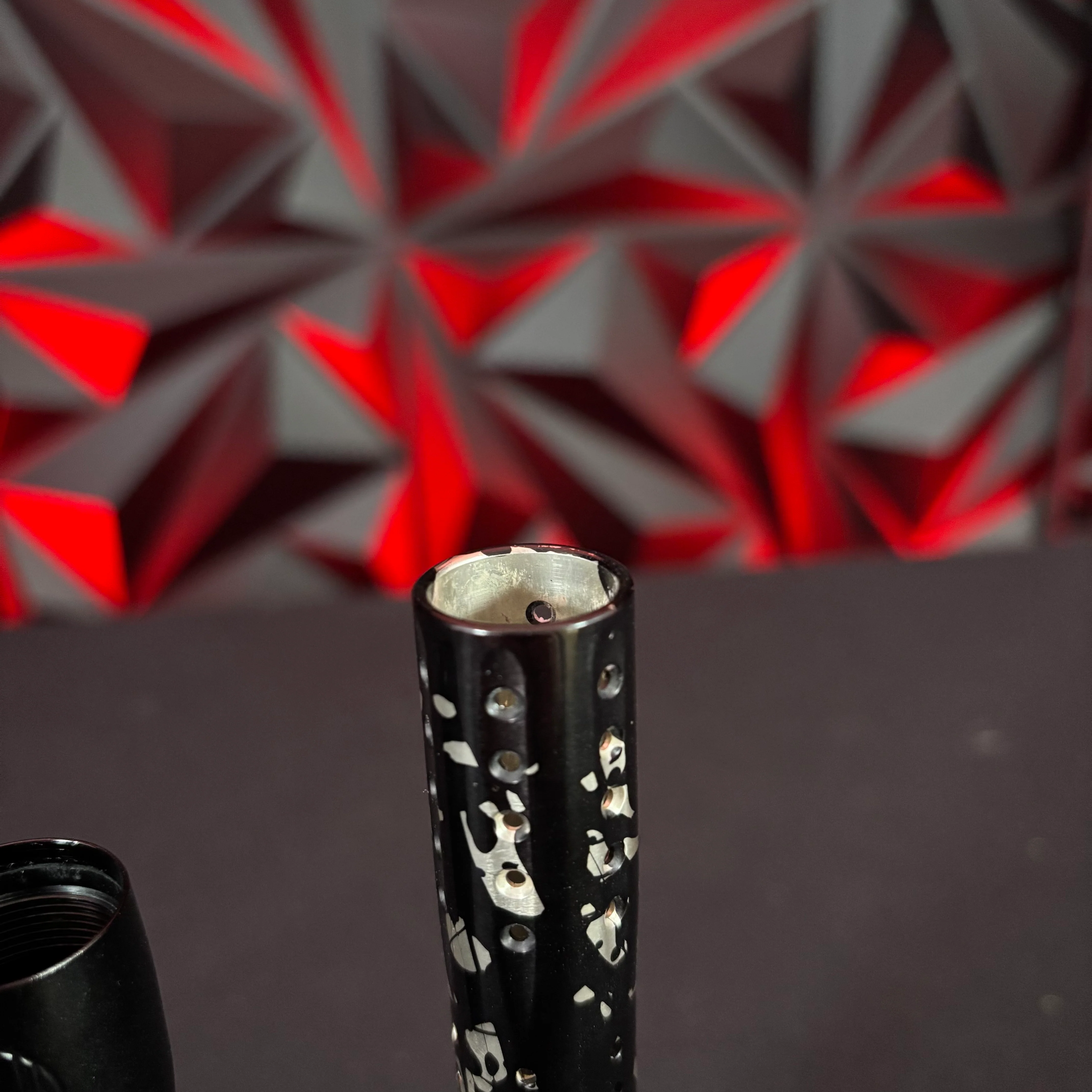 Used Dye UL-S Barrel System - Dust Black/Polished Silver Black Splash (0.688 Back) - Image 2