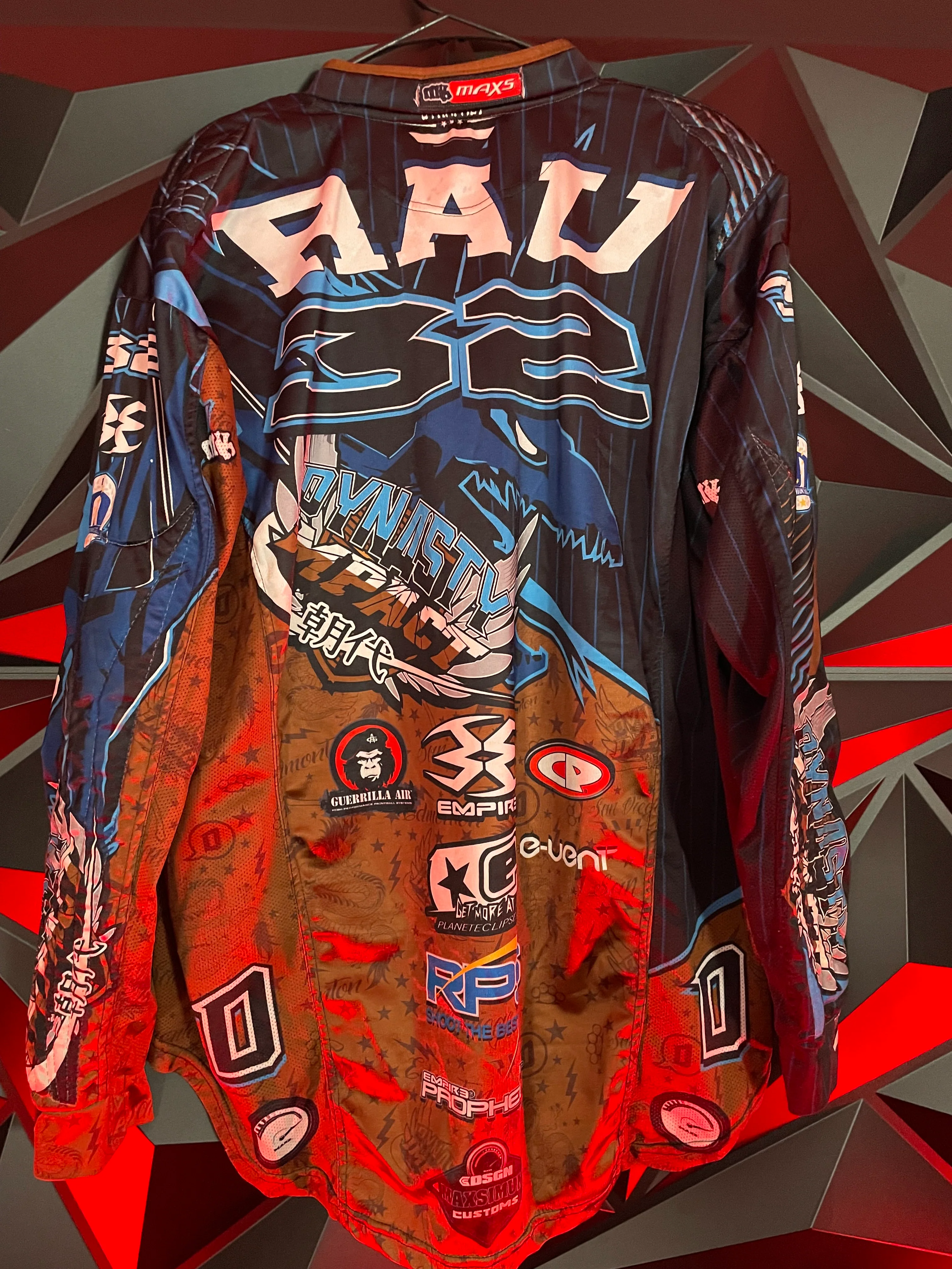 Used Dynapact Paintball Jersey - Yosh Rau #32 - 2XL - Image 2
