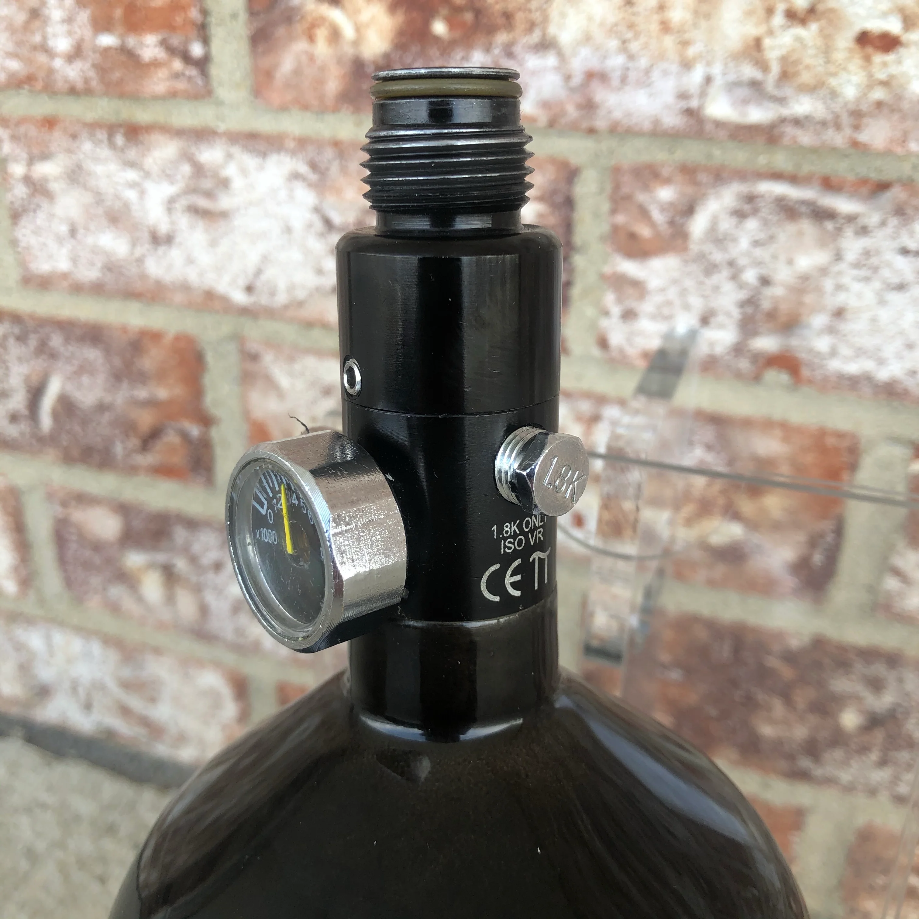 Used Empire 68/4500 Paintball Tank- Black - Image 2