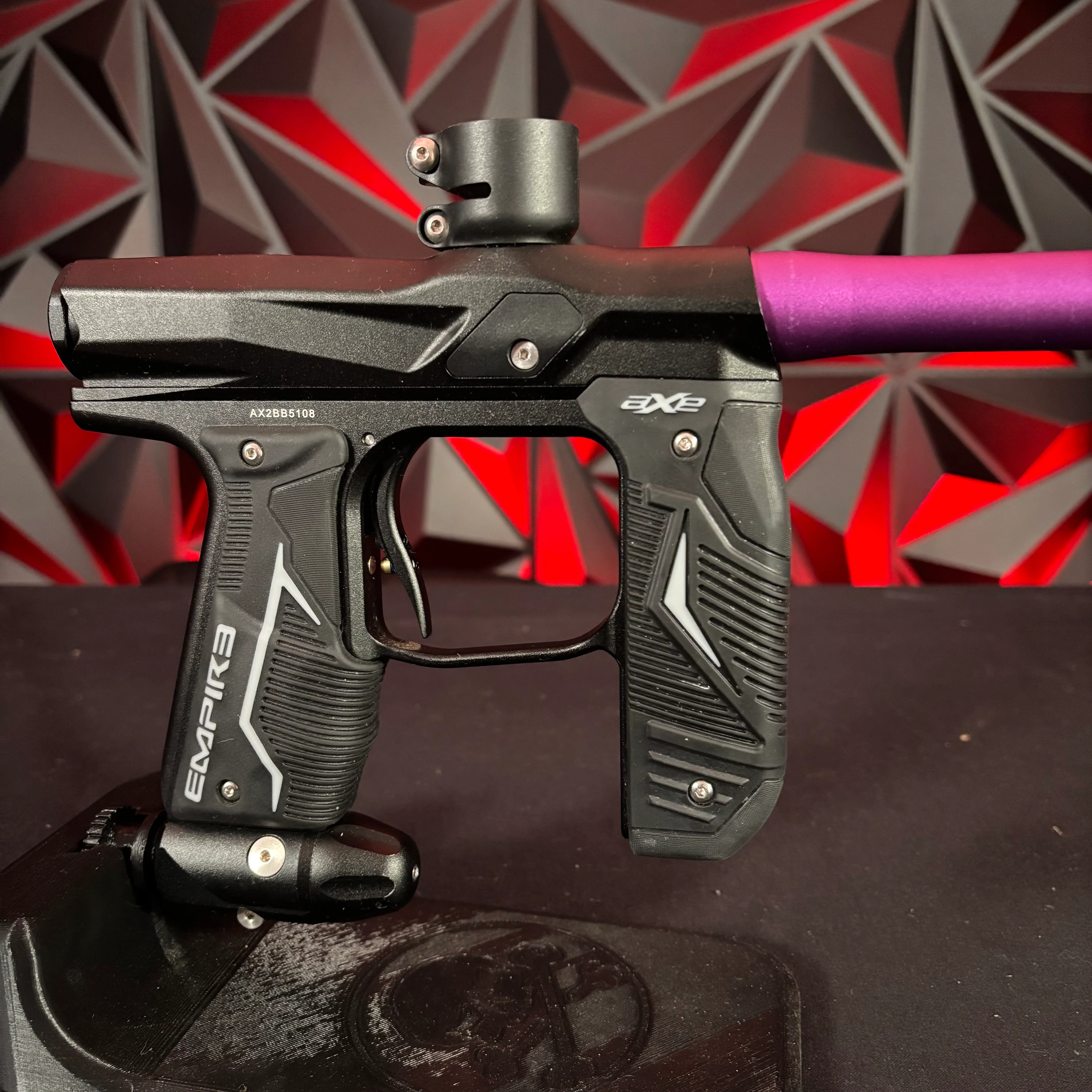 Used Empire Axe 2.0 Black w/ Purple Barrel Back - Image 4