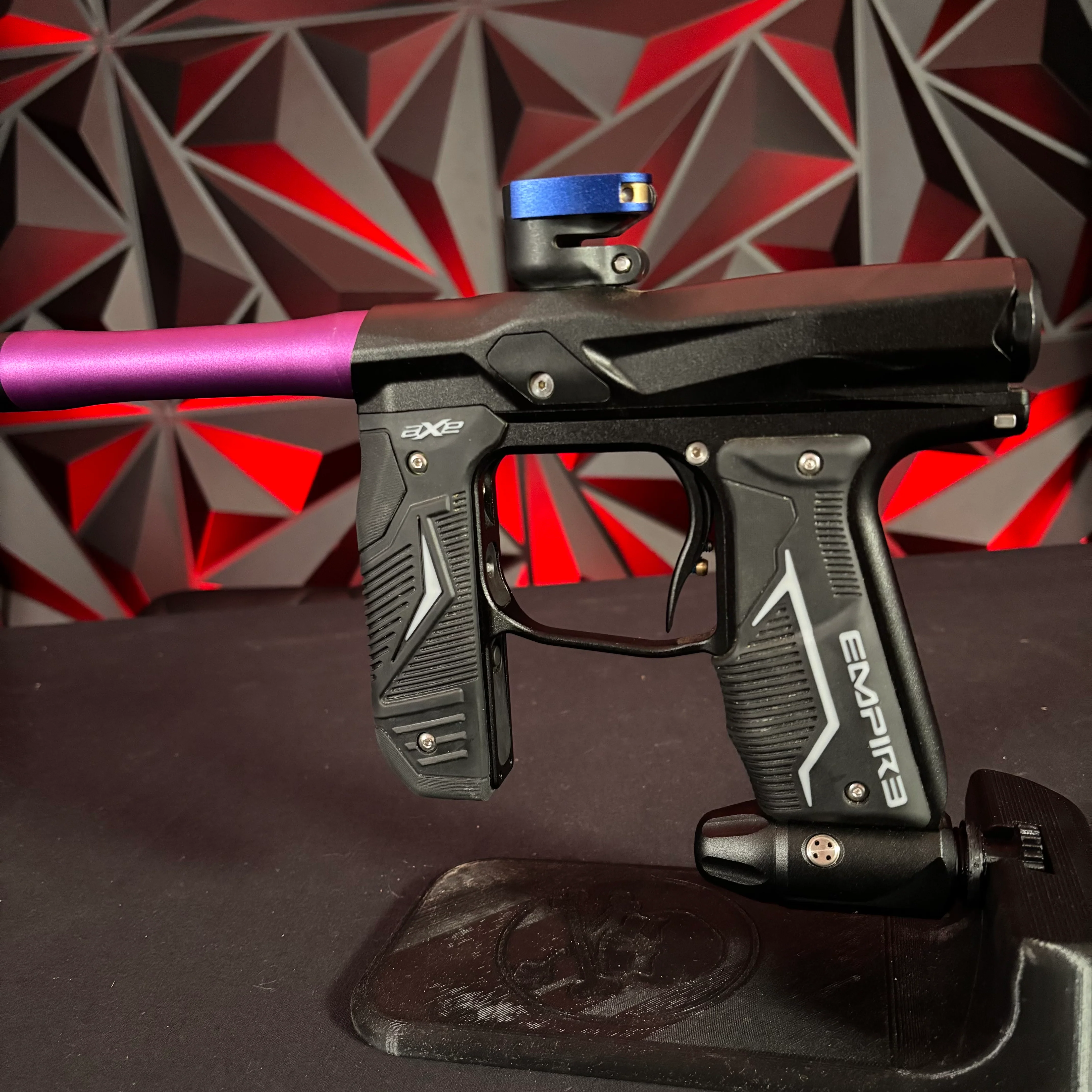 Used Empire Axe 2.0 Black w/ Purple Barrel Back - Image 5