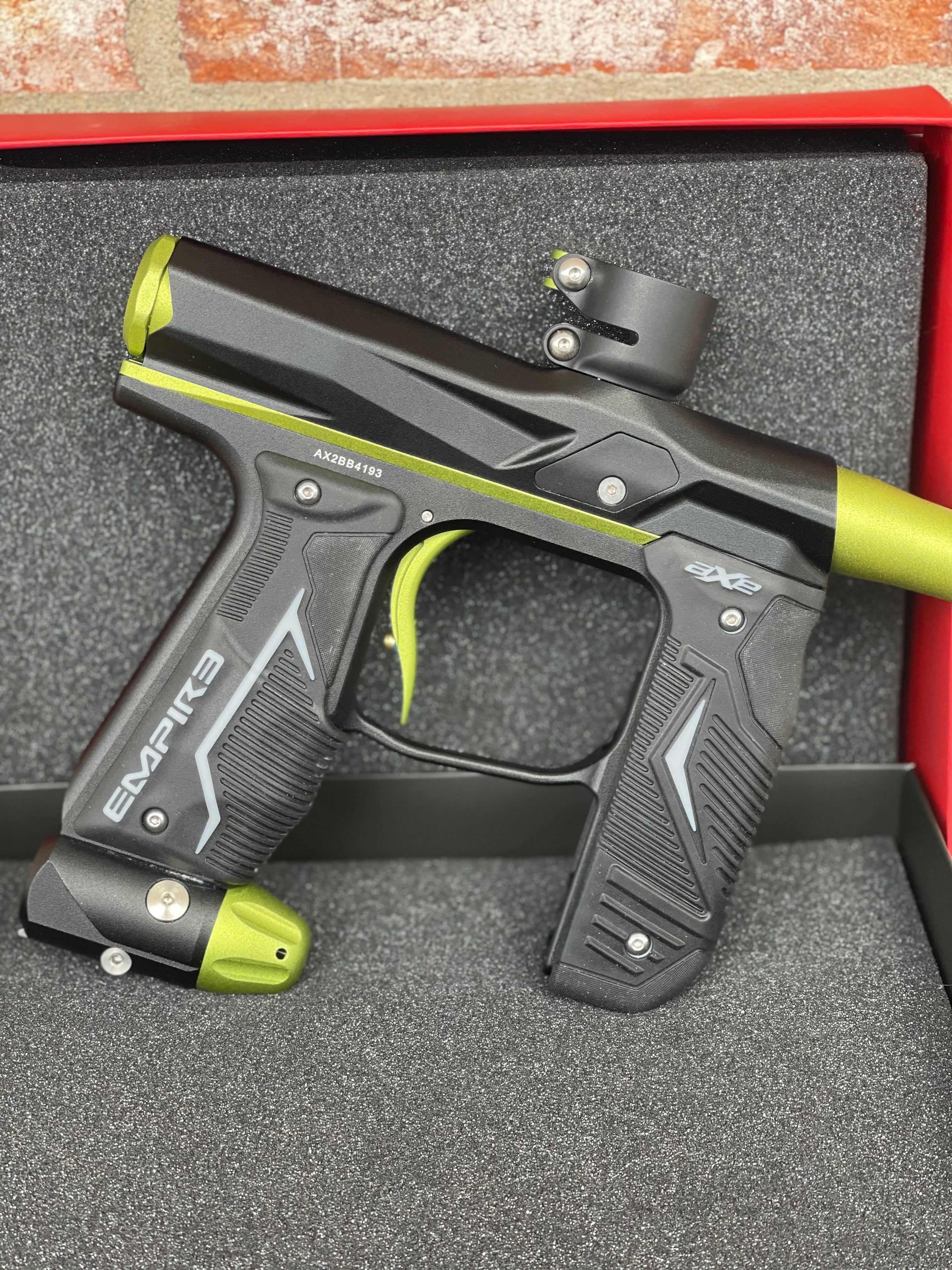 Used Empire Axe 2.0 Paintball Gun - Black w/Lime Accents - Image 5