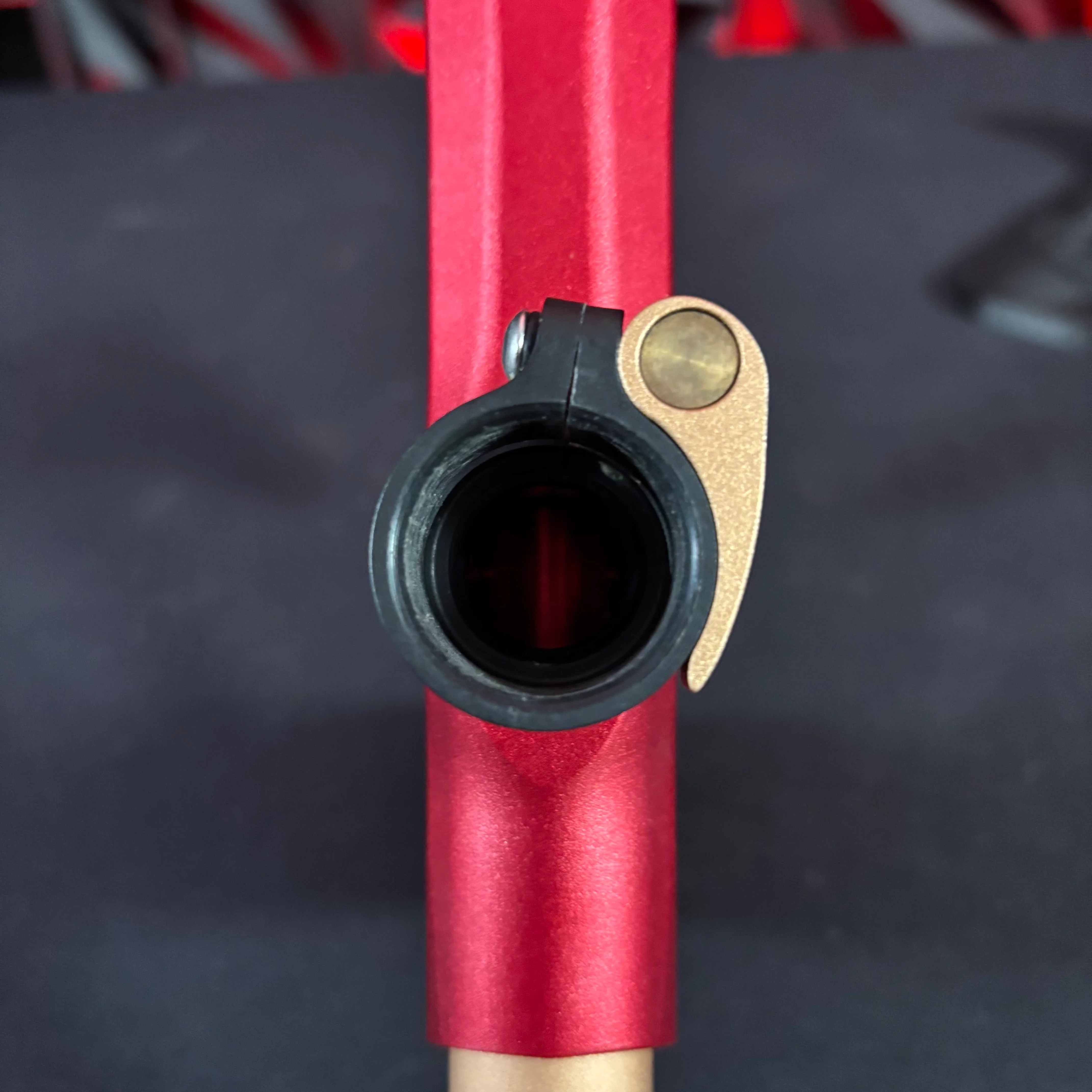 Used Empire Axe 2.0 Paintball Gun - Red/Gold - Image 9