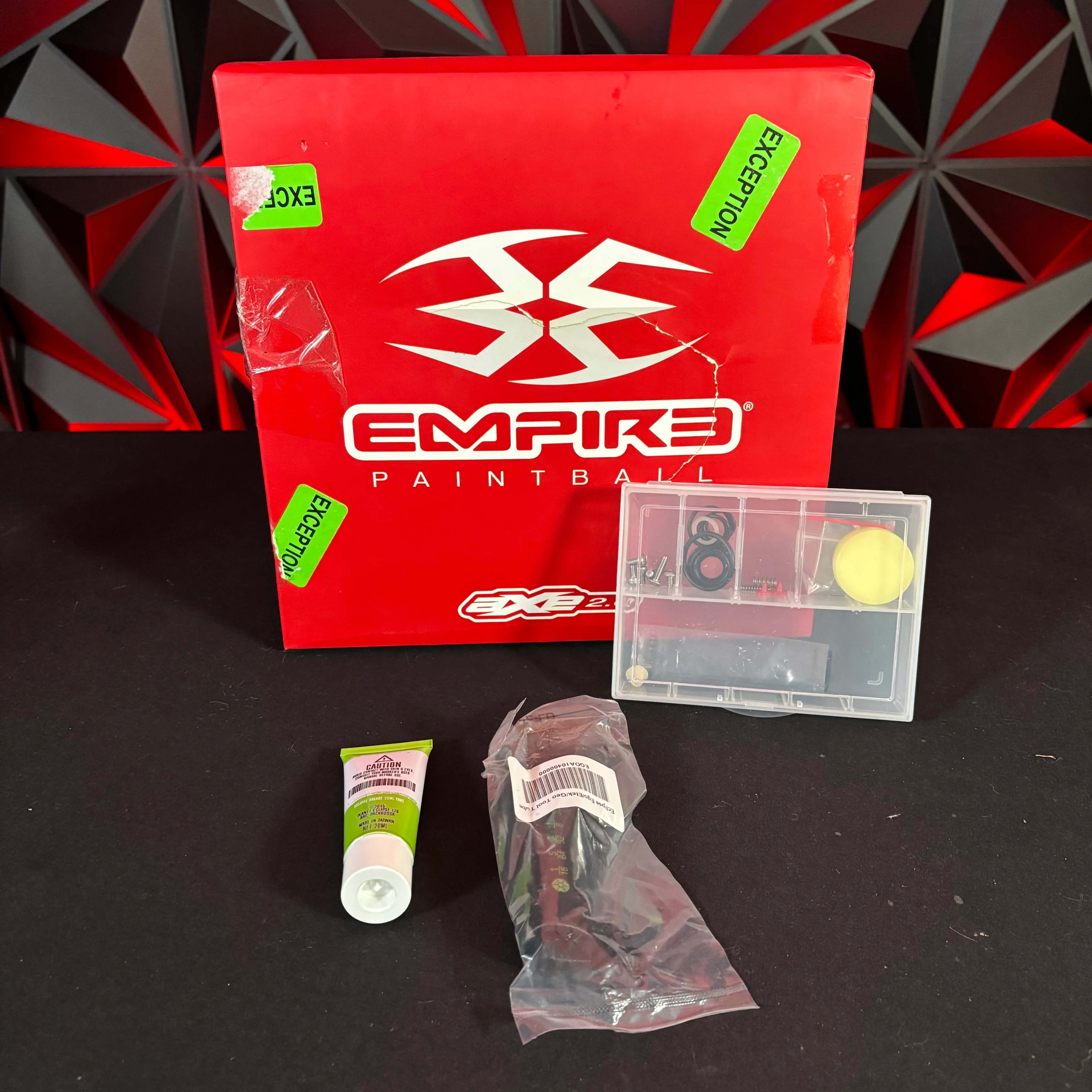 Used Empire Axe 2.0 Paintball Gun - Tan/Olive w/ Redline Board - Image 8