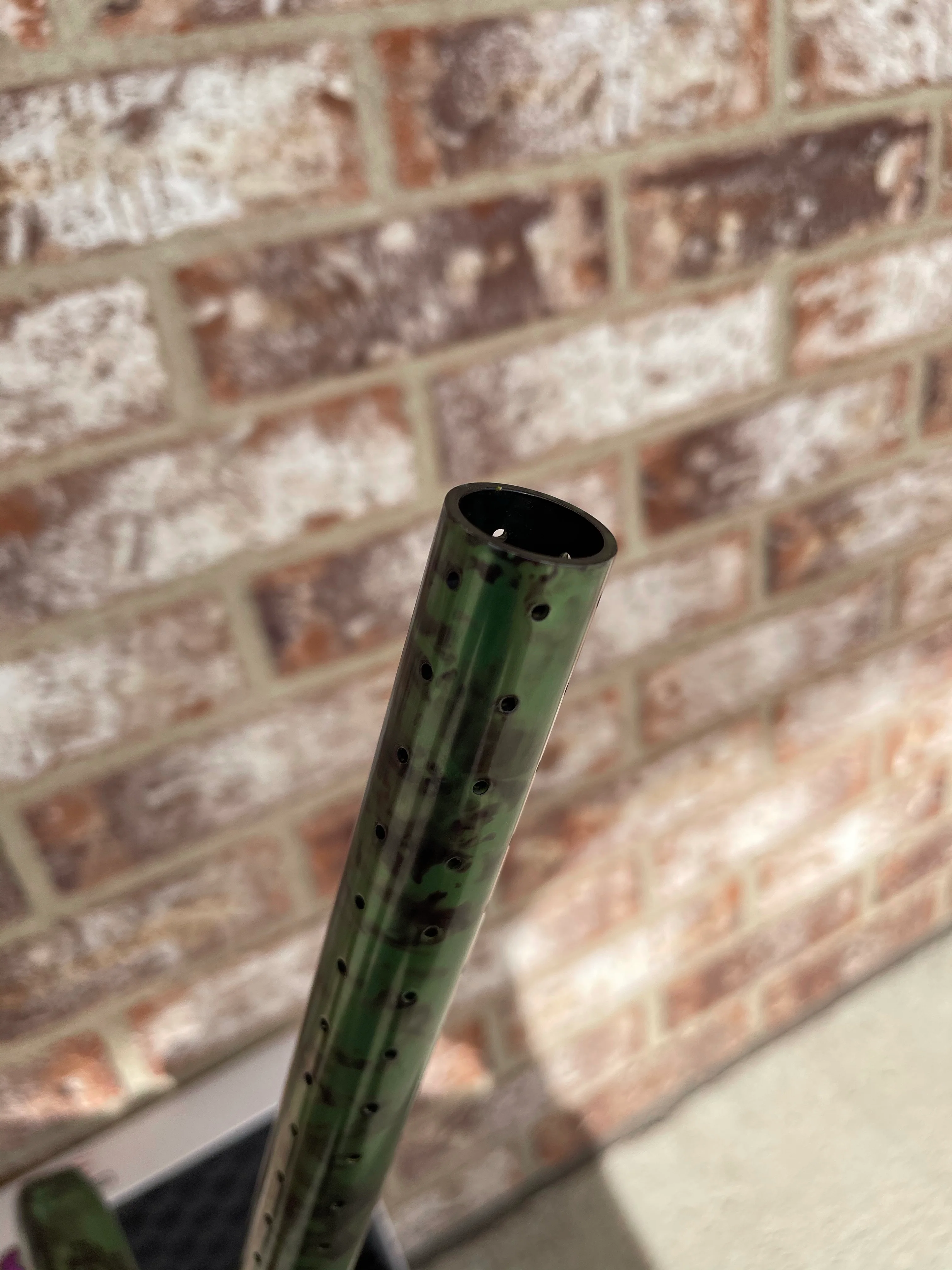 Used Empire Axe Pro Paintball Gun - Acid Wash Pruple / Green - Image 7