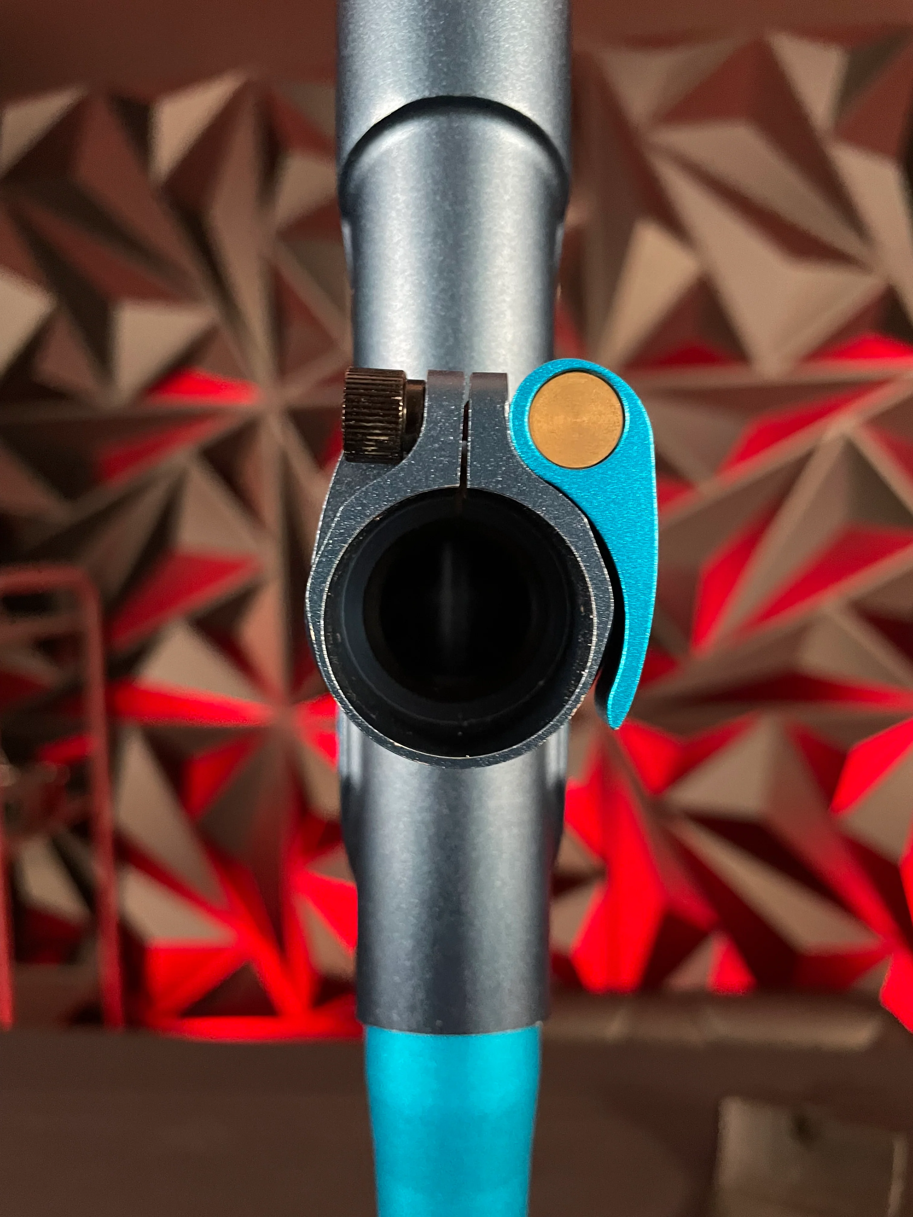 Used Empire Axe Pro Paintball Gun - Blue/Silver w/ Redline Board - Image 9