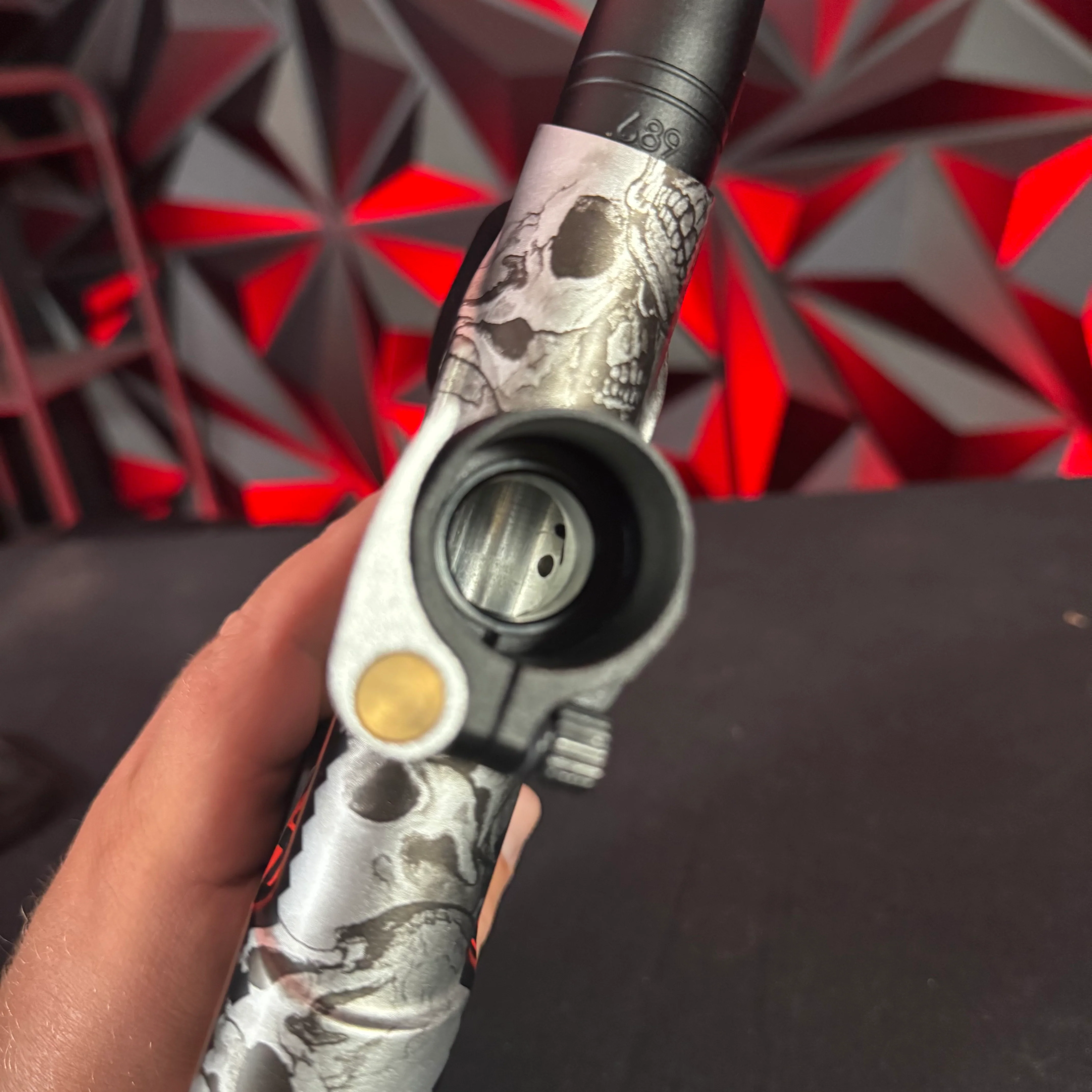Used Empire Axe Pro Paintball Gun - LE Empire Skulls - Image 9