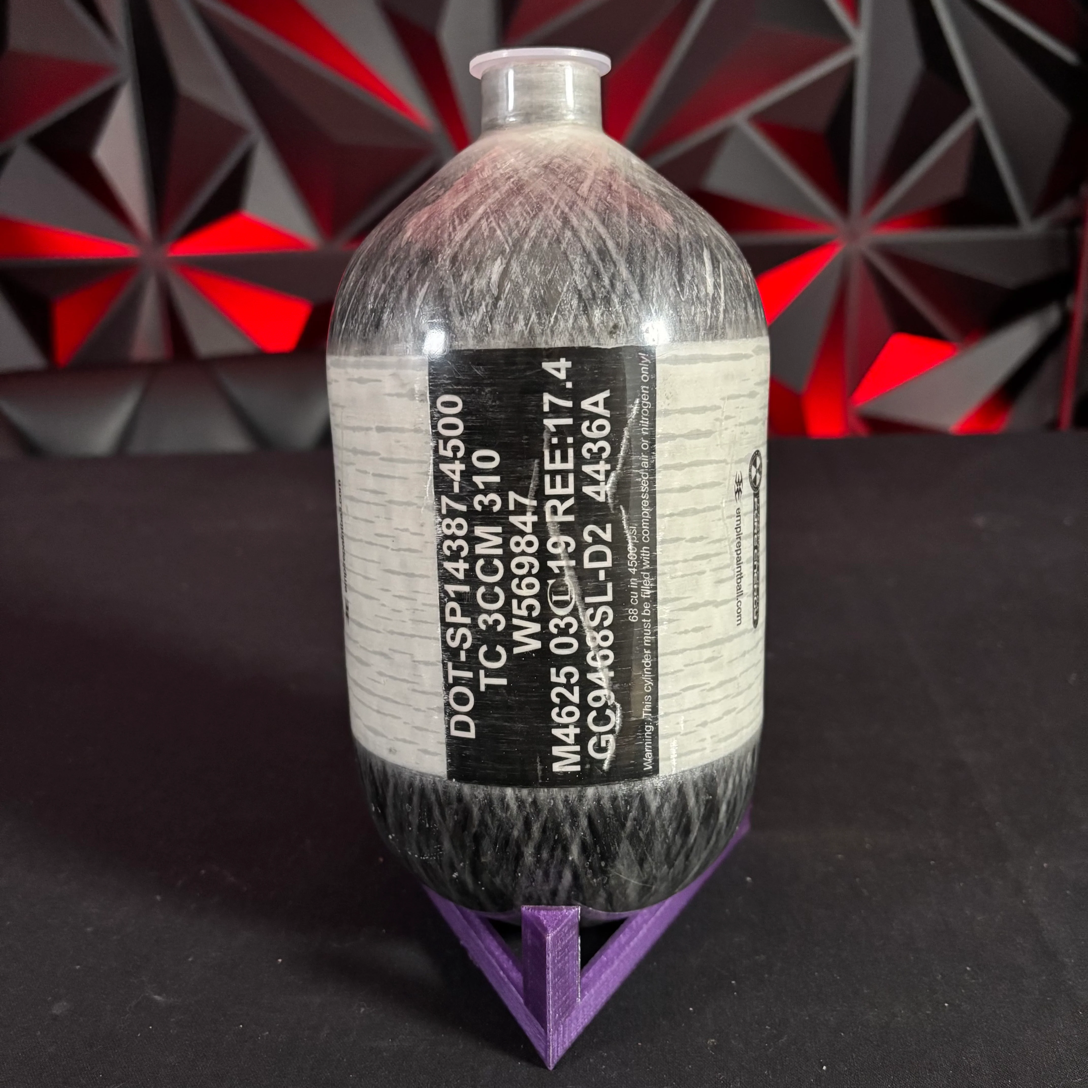 Used Empire Basic 68/4500 Paintball Tank *BOTTLE ONLY* - Image 3