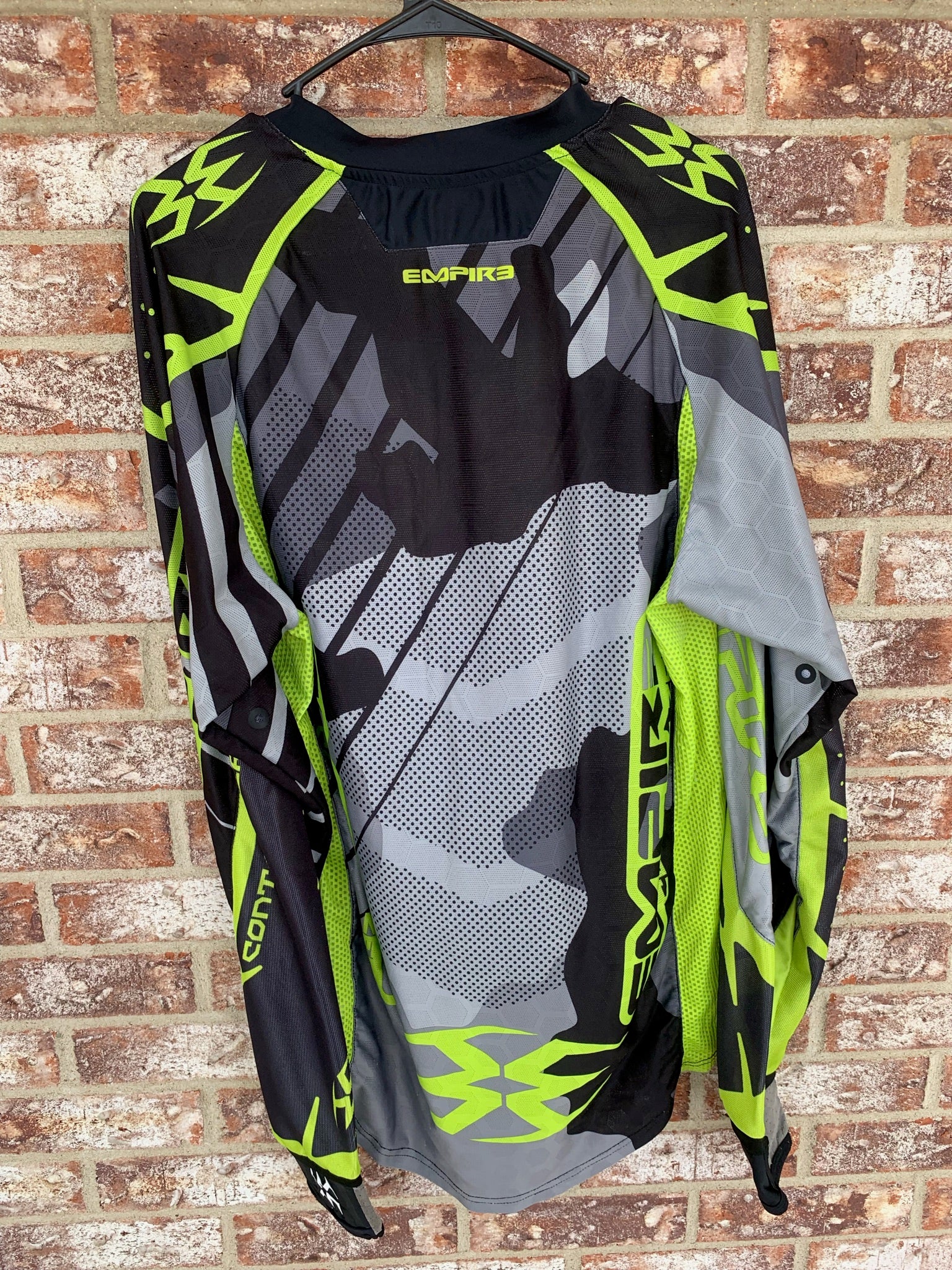 Used Empire Contact Zero F6 Paintball Jersey - Urban/Lime - Large - Image 2