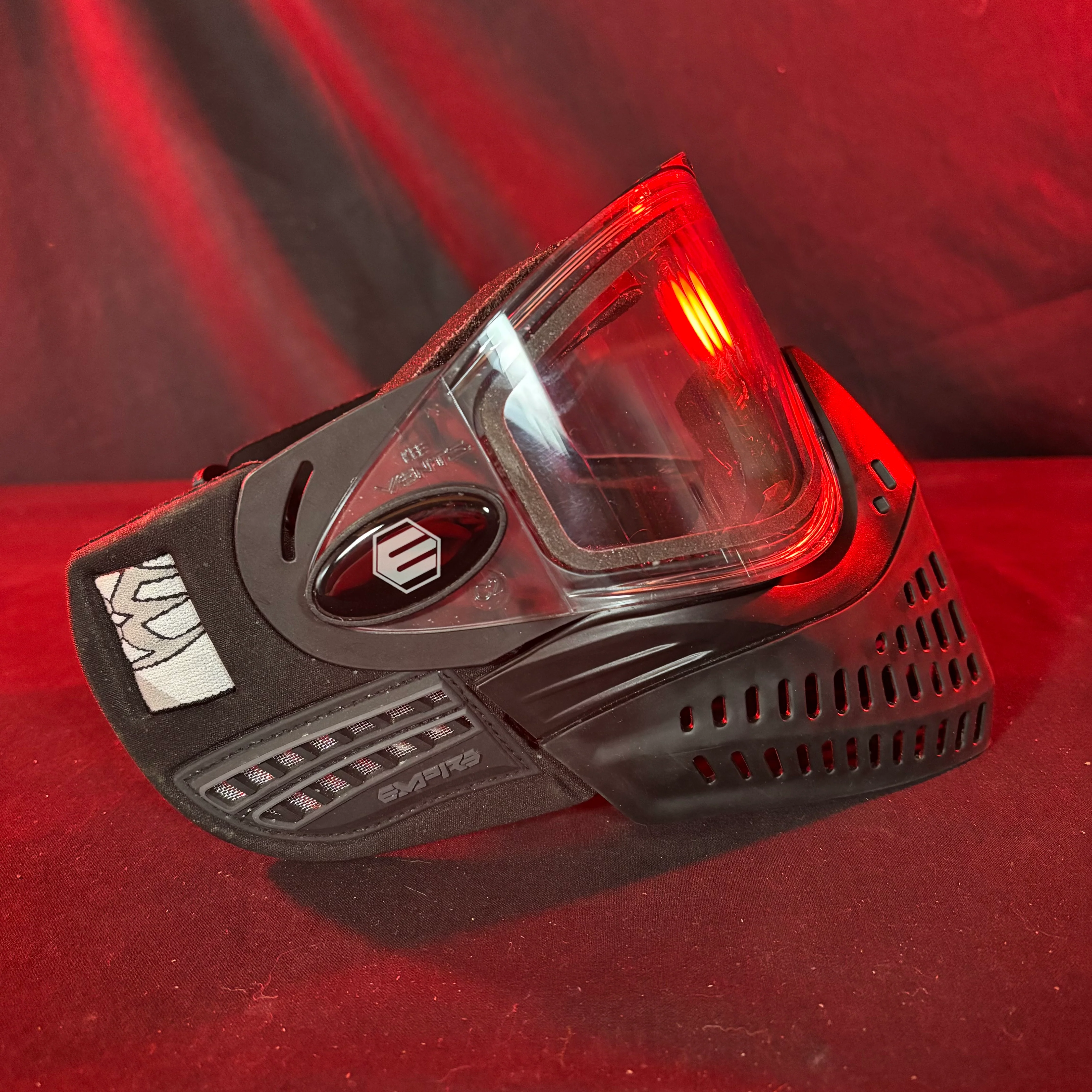 Used Empire E-Vents Paintball Mask - Black - Image 2