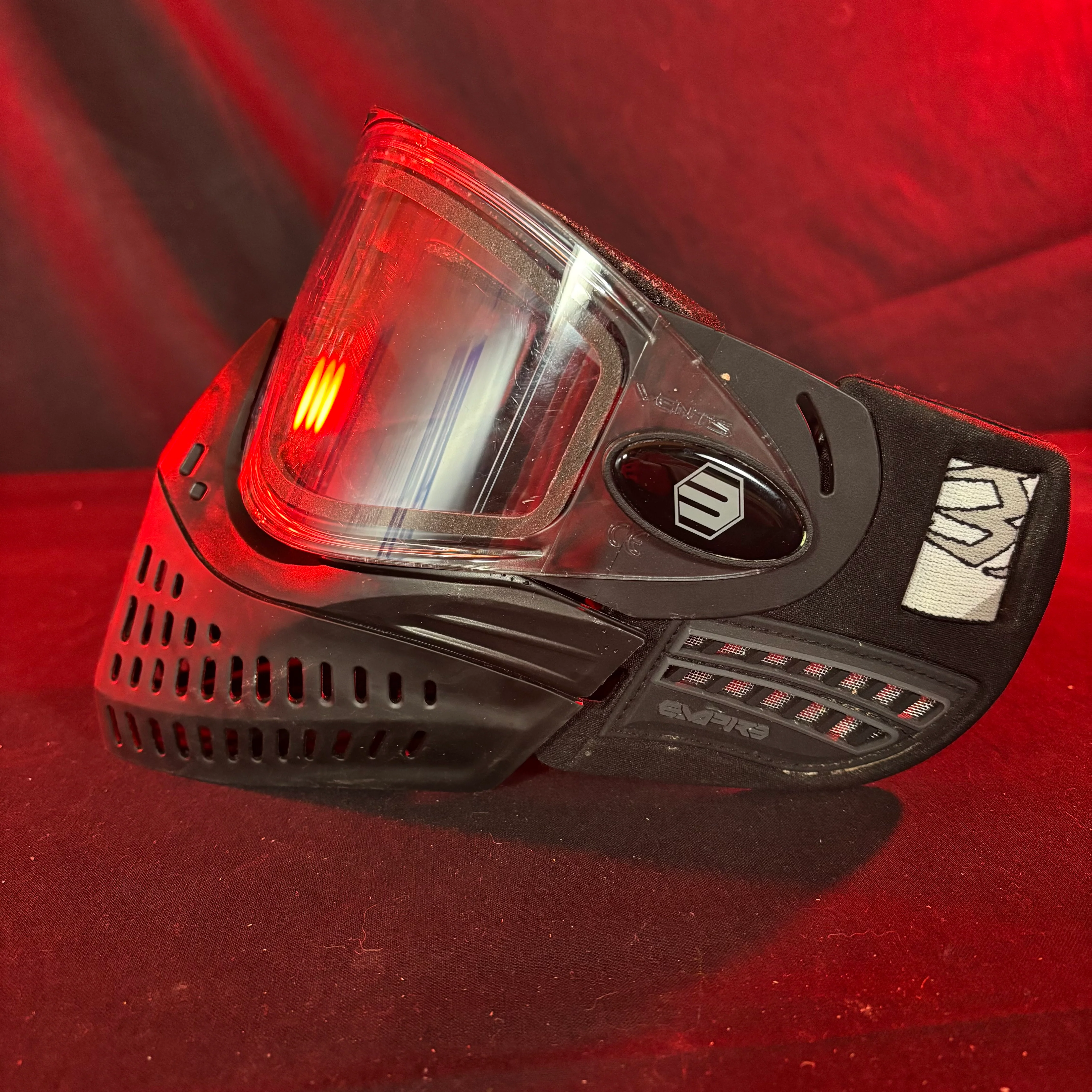 Used Empire E-Vents Paintball Mask - Black - Image 5
