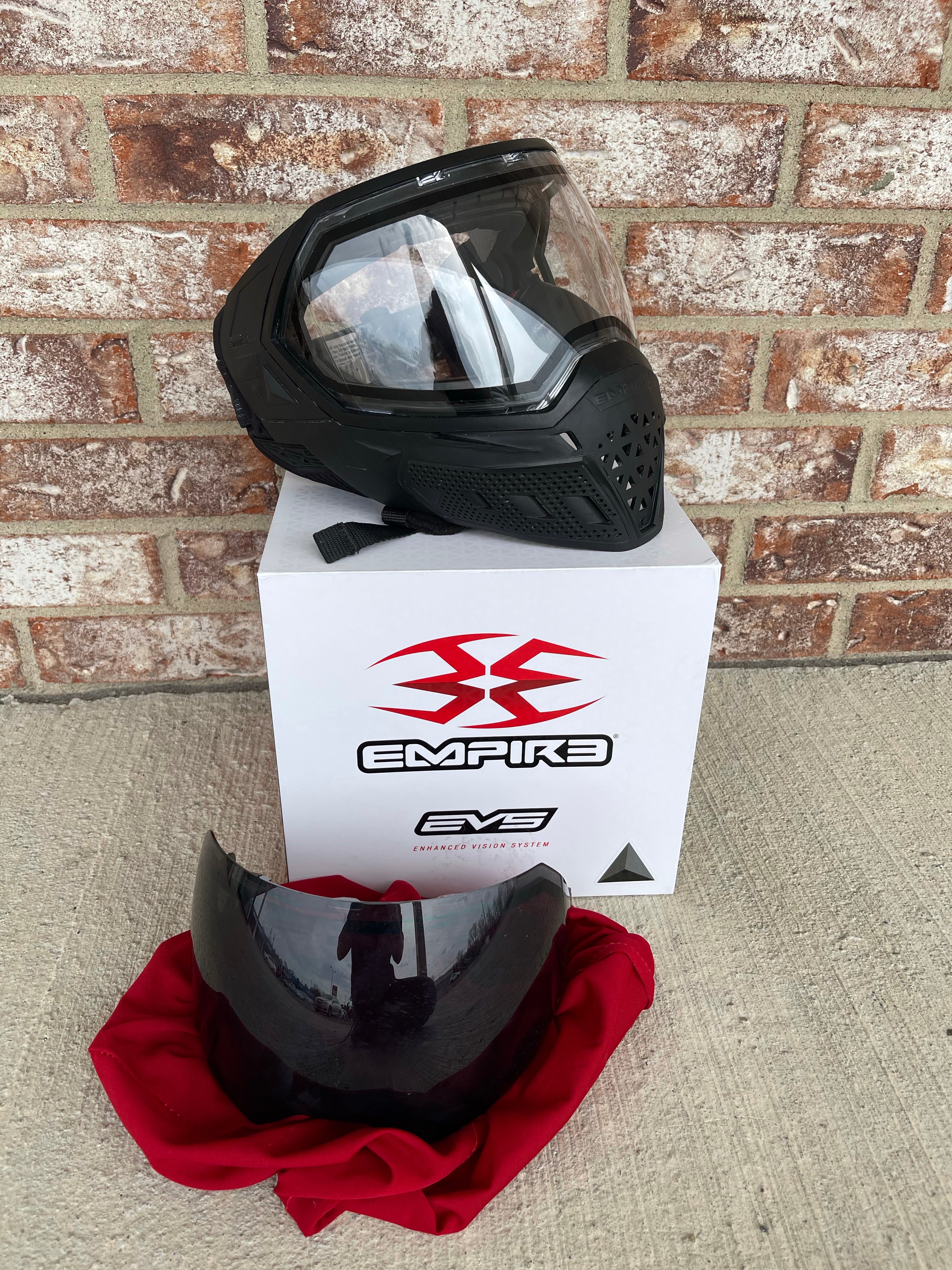 Used Empire EVS Paintball Mask - Black - Image 3