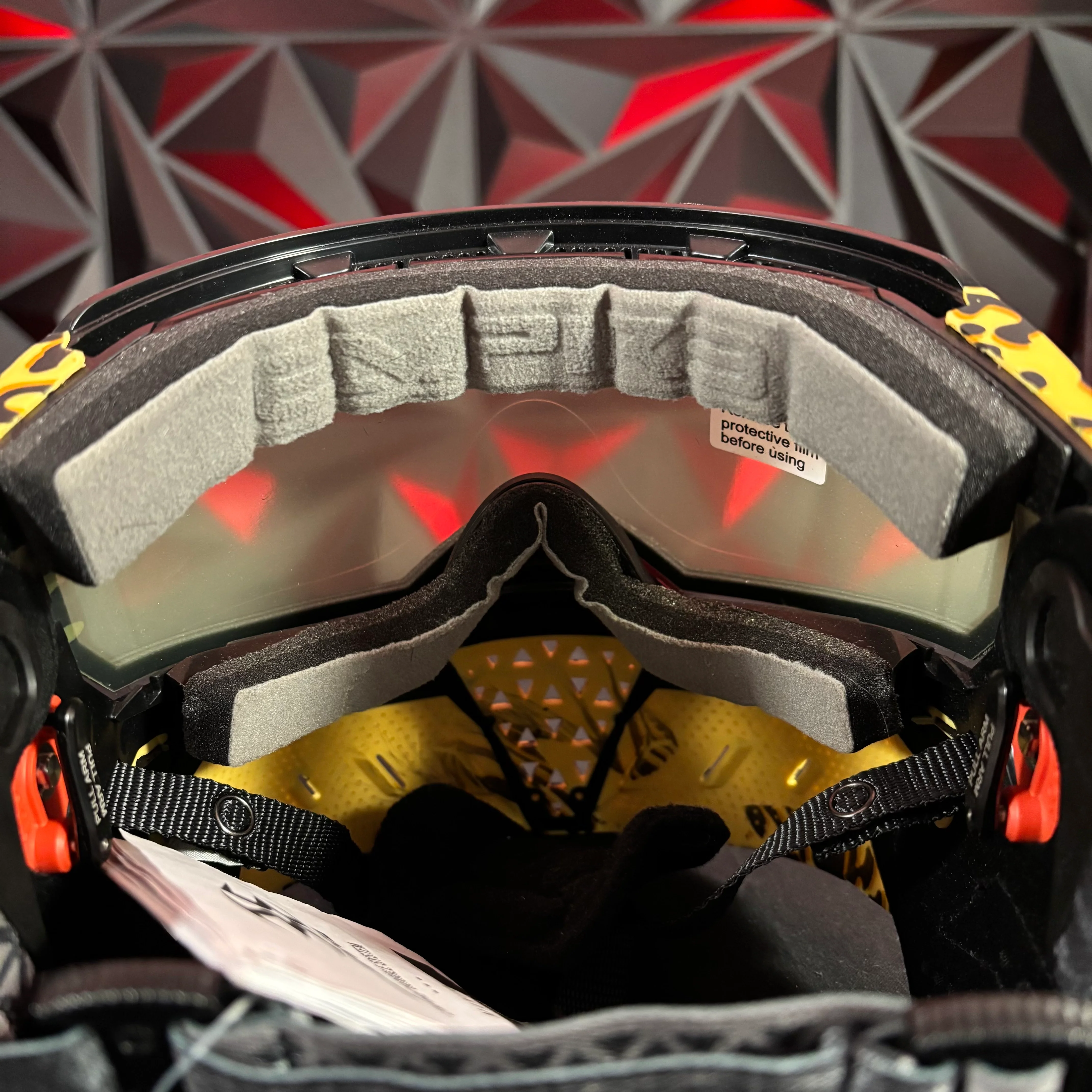 Used Empire EVS Paintball Mask - Leopard Print - Image 4
