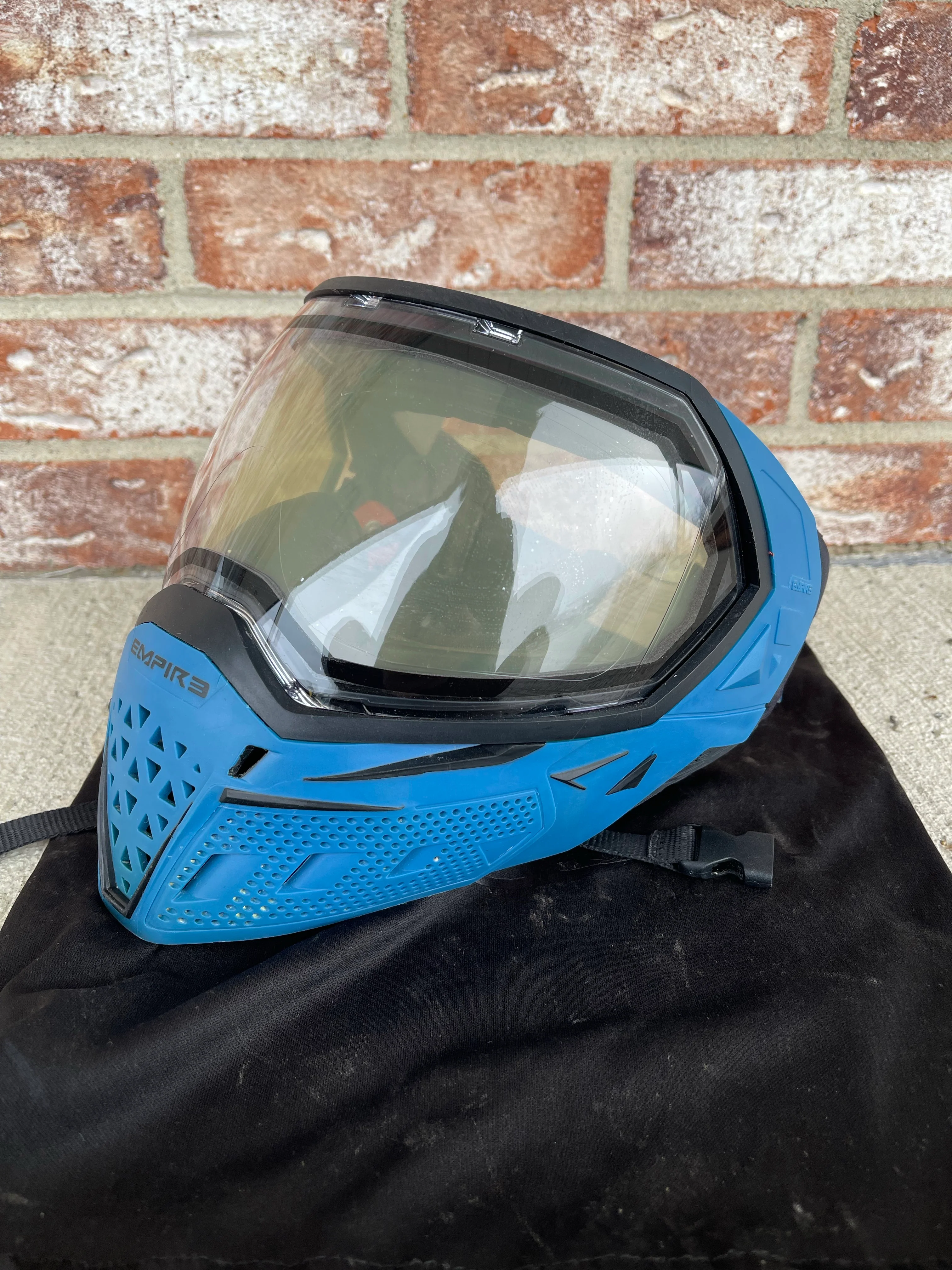 Used Empire EVS Paintball Mask - Blue / Black - Image 2