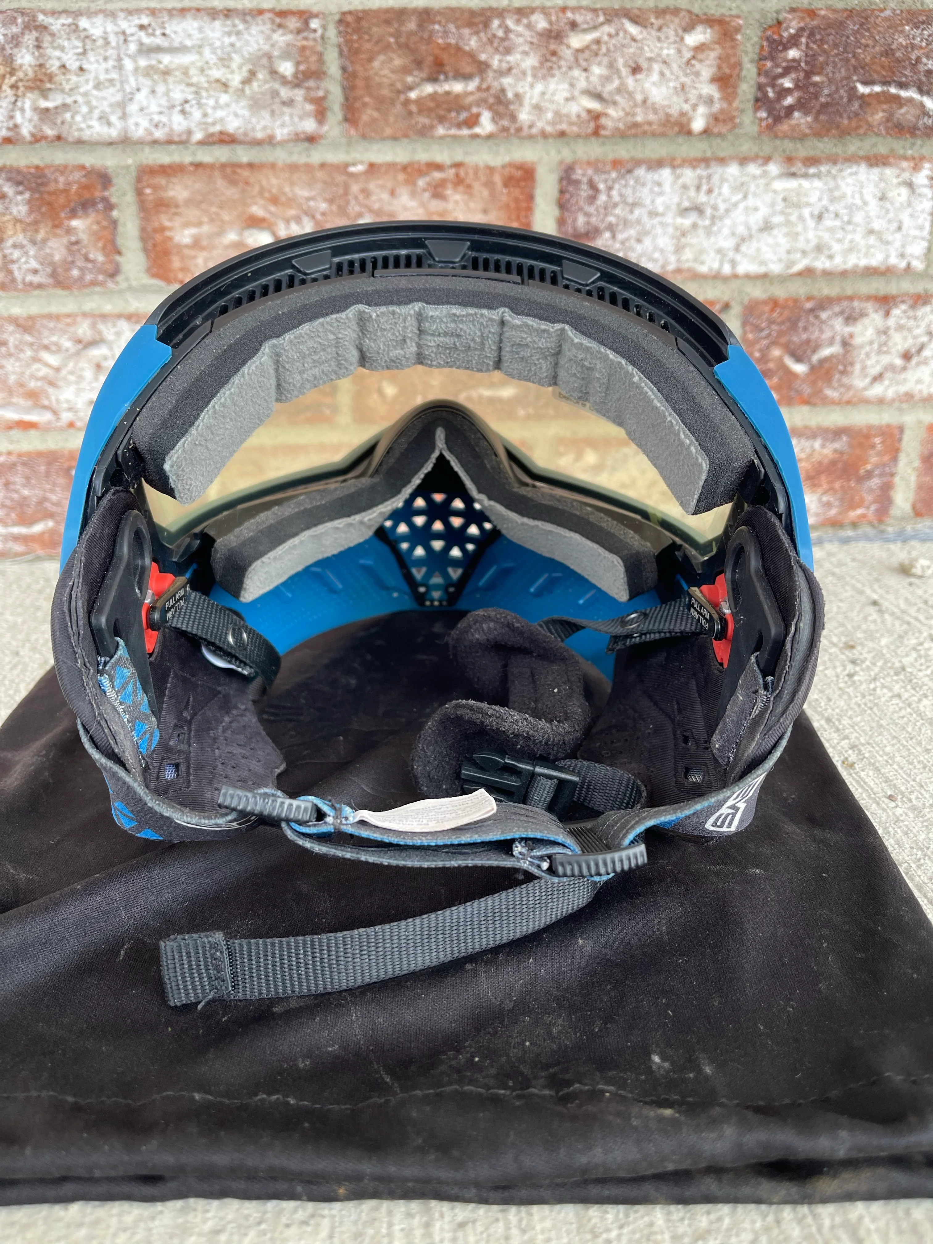 Used Empire EVS Paintball Mask - Blue / Black - Image 4